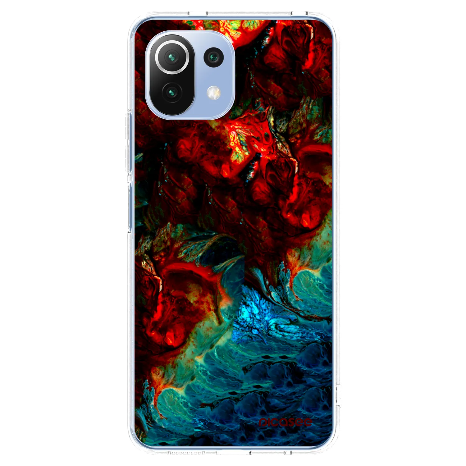 Picasee silikónový prehľadný obal pre Xiaomi 11 Lite 5G NE - Universe