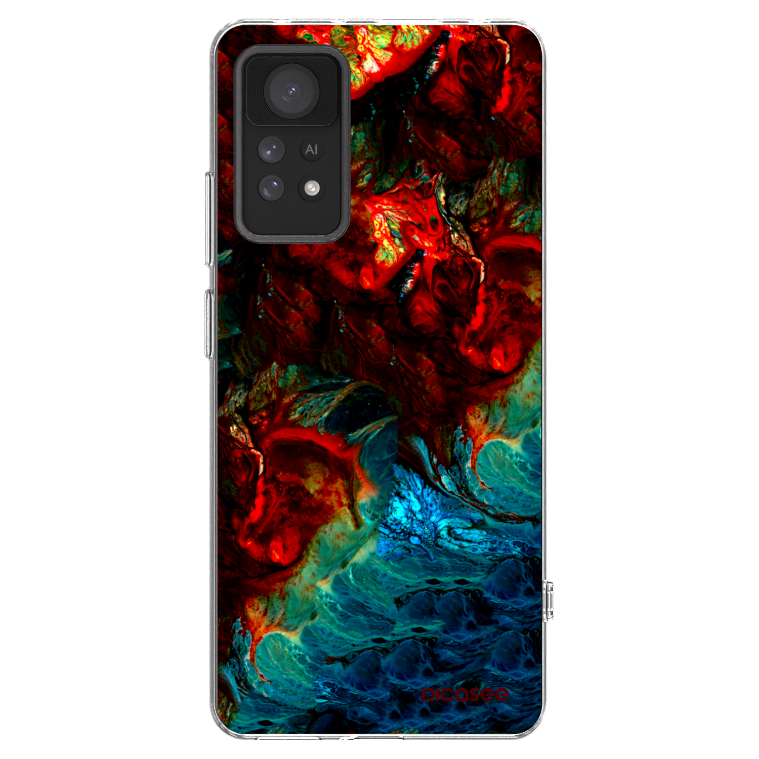 Picasee silikónový prehľadný obal pre Xiaomi Redmi Note 11 Pro 5G - Universe