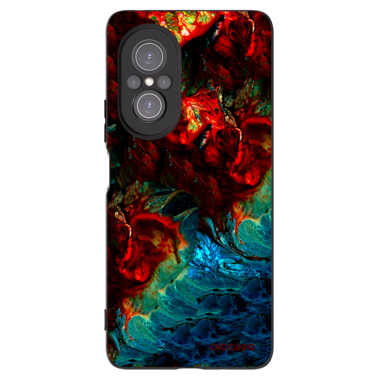 Picasee silikónový čierny obal pre Huawei Nova 9 SE - Universe