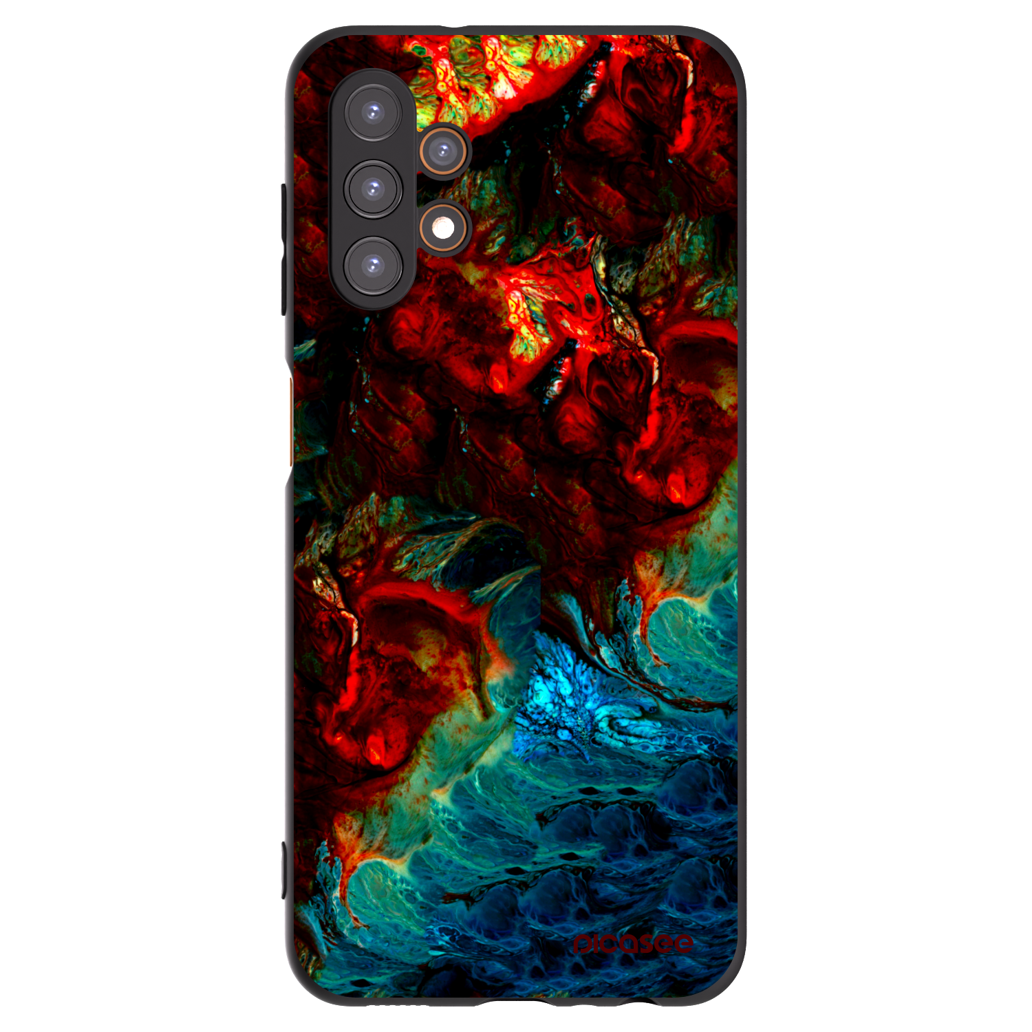 Silikónový čierny obal pre Samsung Galaxy A13 4G A135 - Universe