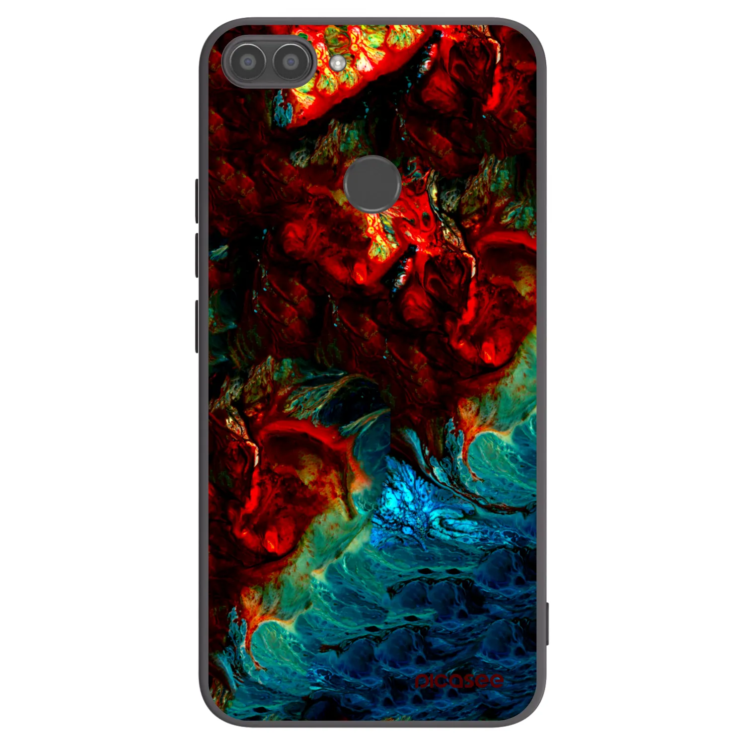 Picasee silikónový čierny obal pre Huawei P Smart - Universe