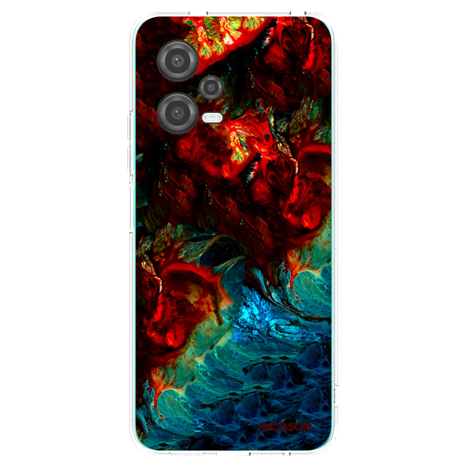 Picasee silikónový prehľadný obal pre Xiaomi Poco X5 - Universe