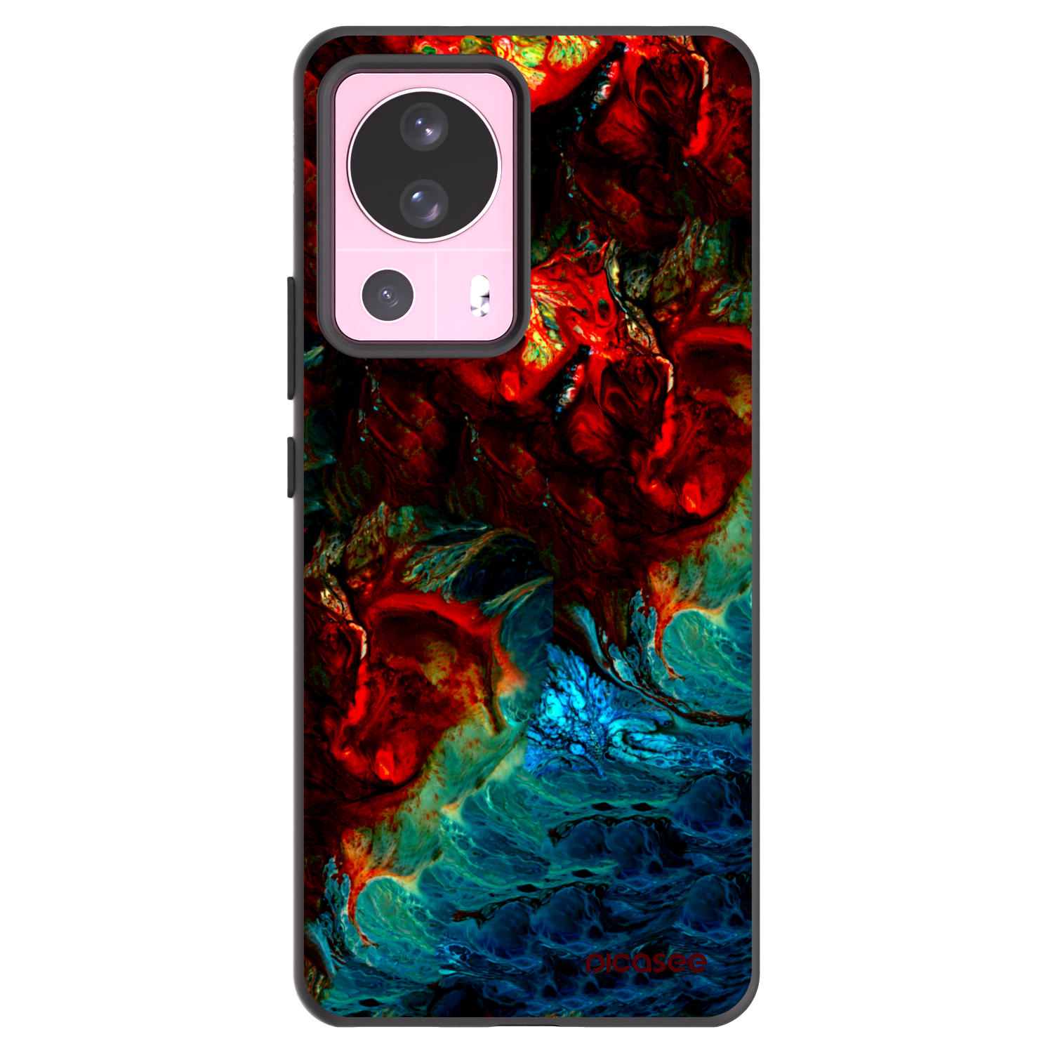 Picasee silikónový čierny obal pre Xiaomi 13 Lite - Universe