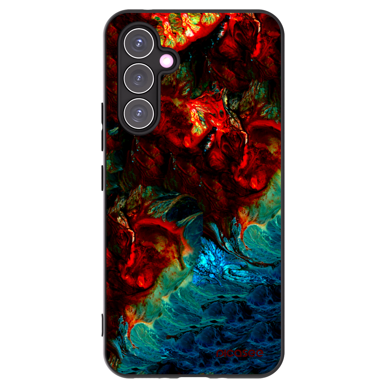 Picasee silikónový čierny obal pre Samsung Galaxy A54 5G A546B - Universe