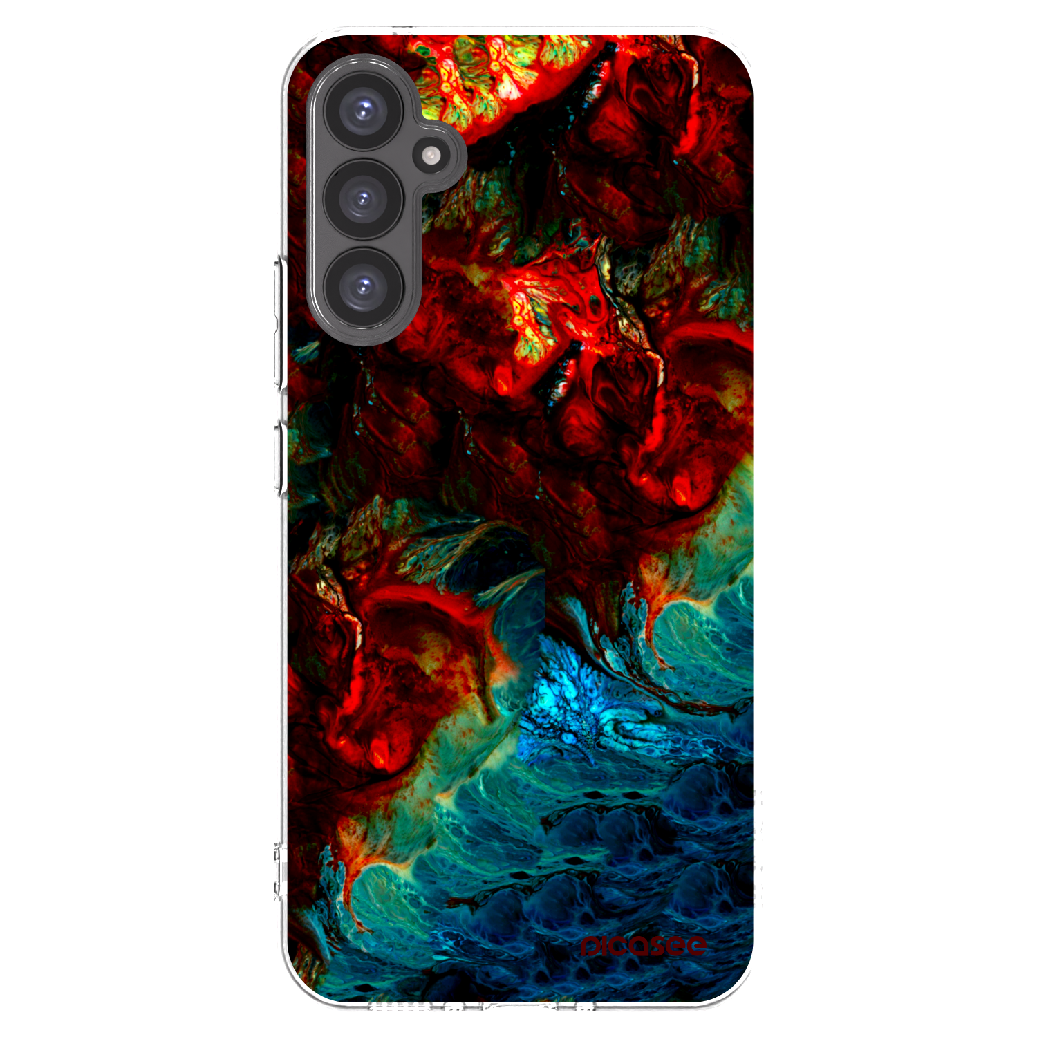 Picasee silikónový prehľadný obal pre Samsung Galaxy A34 5G A346B - Universe