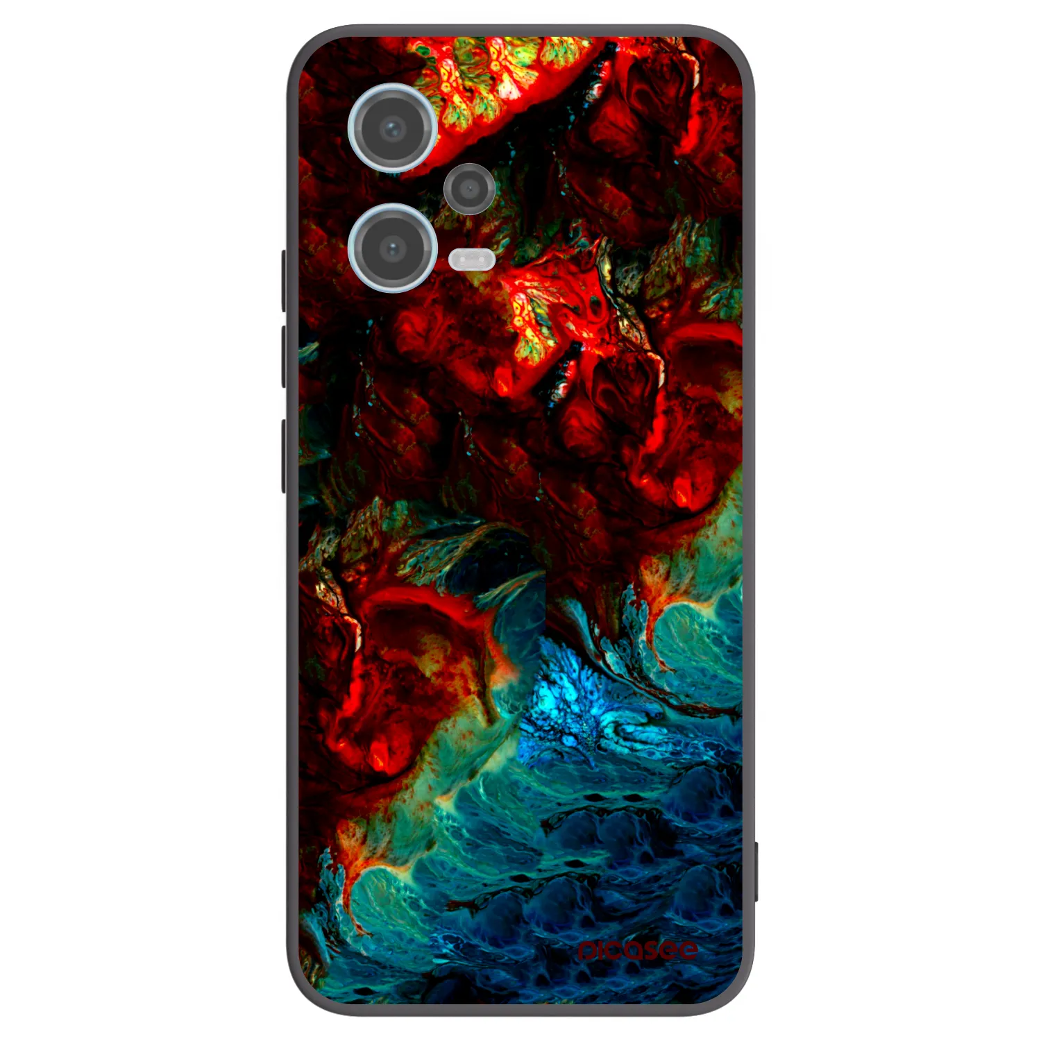 Picasee silikónový čierny obal pre Xiaomi Redmi Note 12 5G - Universe