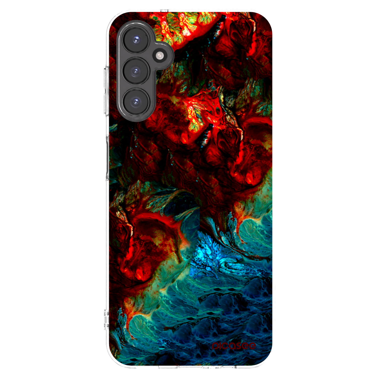 Picasee silikónový prehľadný obal pre Samsung Galaxy A14 4G A145R - Universe
