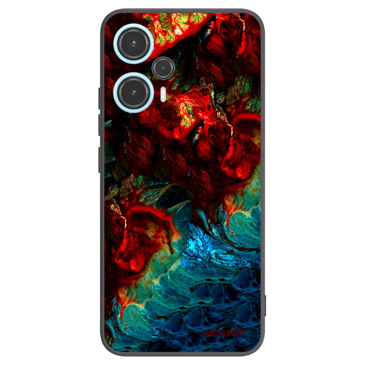 Picasee silikónový čierny obal pre Xiaomi Poco F5 - Universe