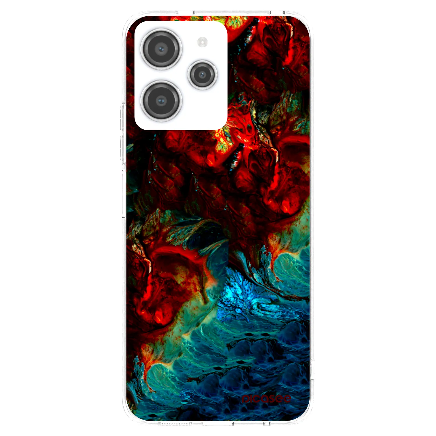Silikónový prehľadný obal pre Xiaomi Redmi 12 4G - Universe