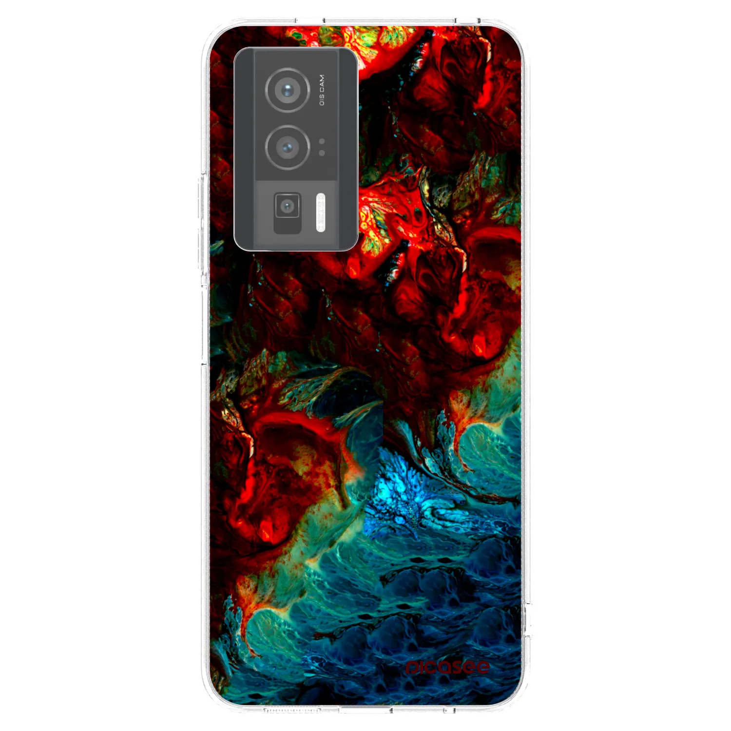 Picasee silikónový prehľadný obal pre Xiaomi Poco F5 Pro 5G - Universe