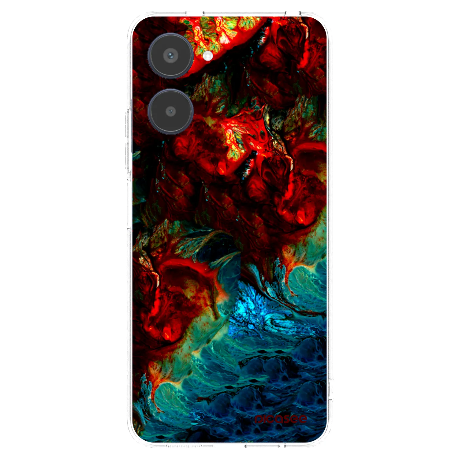 Picasee silikónový prehľadný obal pre Realme 10 4G - Universe