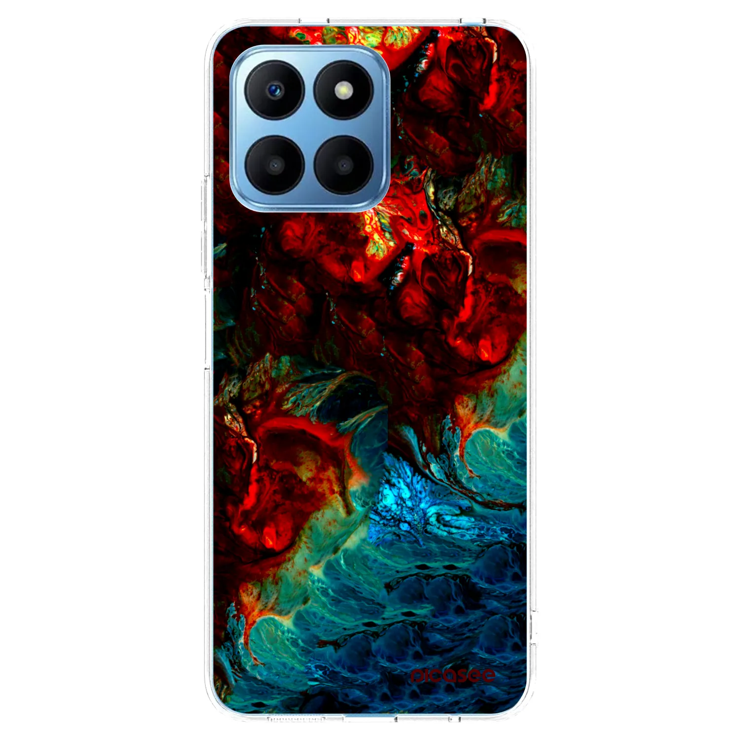 Picasee silikónový prehľadný obal pre Honor 70 Lite - Universe
