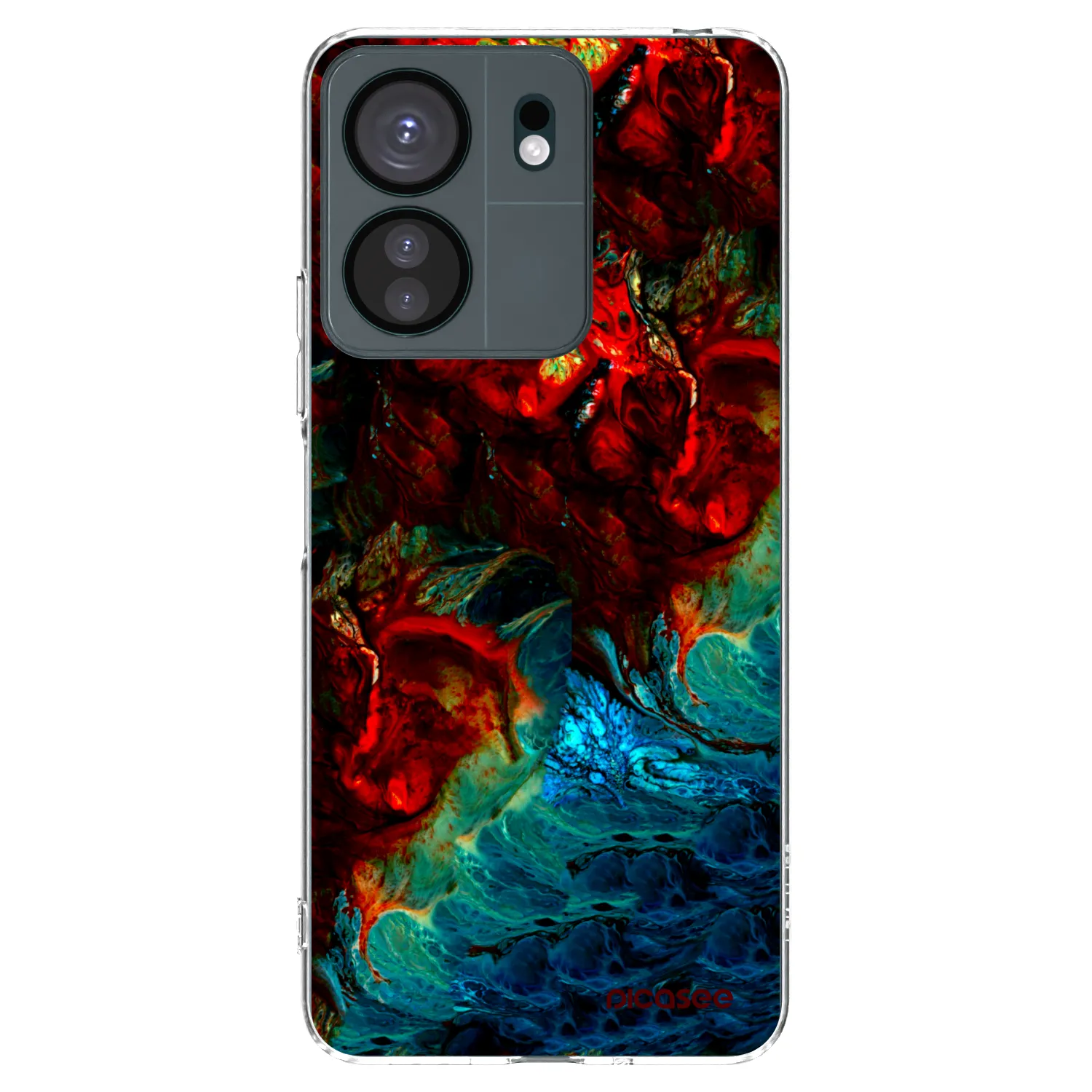 Picasee silikónový prehľadný obal pre Xiaomi Redmi 13C 4G - Universe