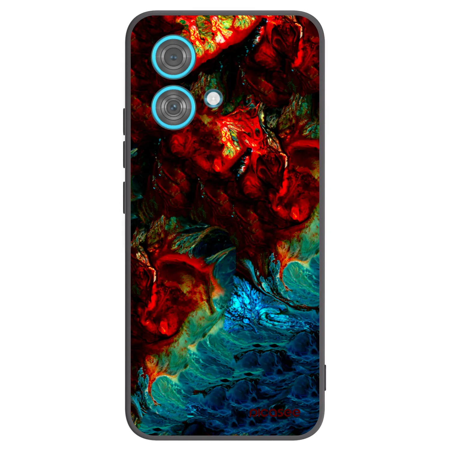 Silikónový čierny obal pre Motorola Edge 40 Neo - Universe
