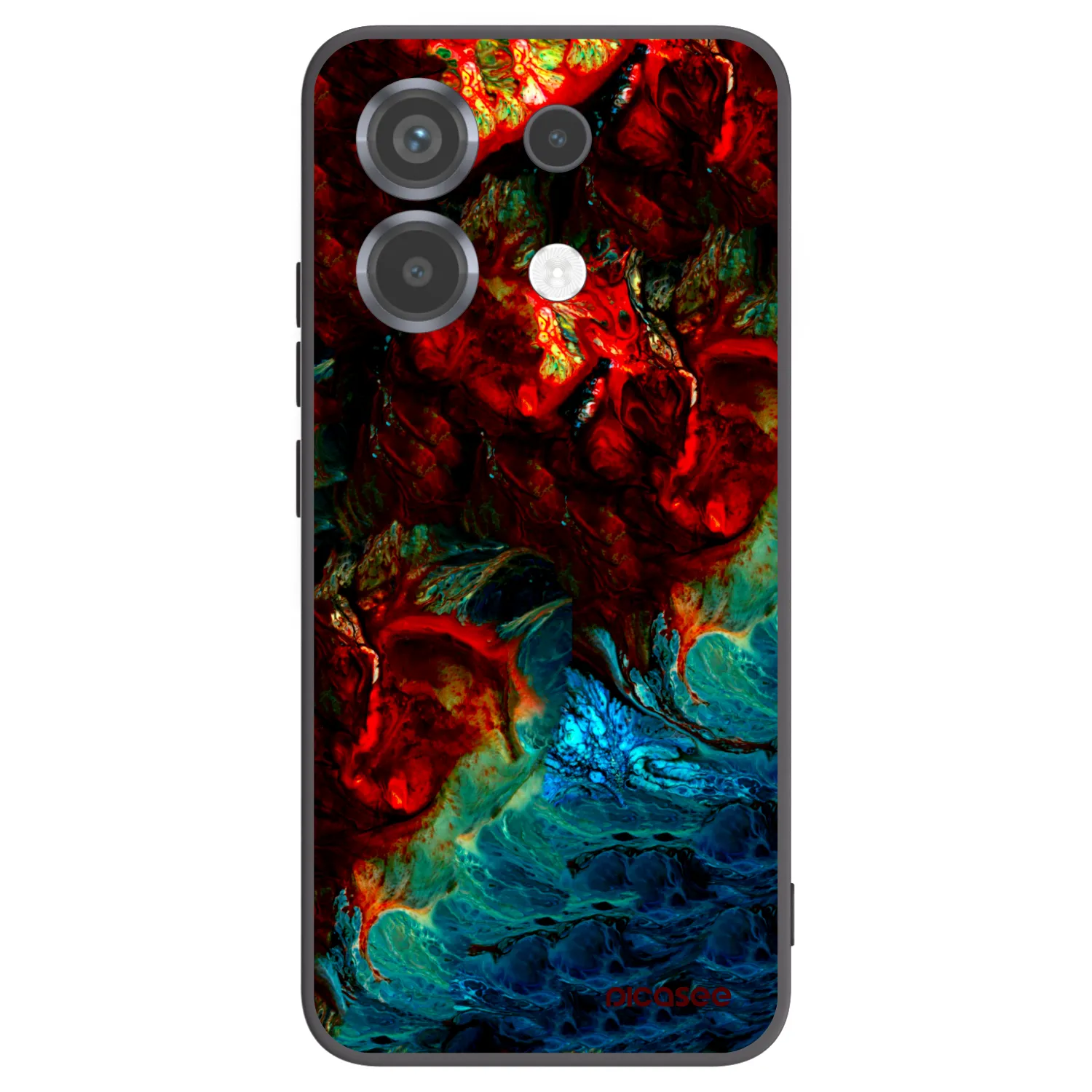 Picasee silikónový čierny obal pre Xiaomi Poco X6 - Universe