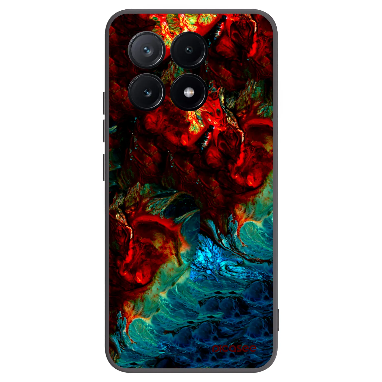 Picasee silikónový čierny obal pre Xiaomi Poco X6 Pro - Universe