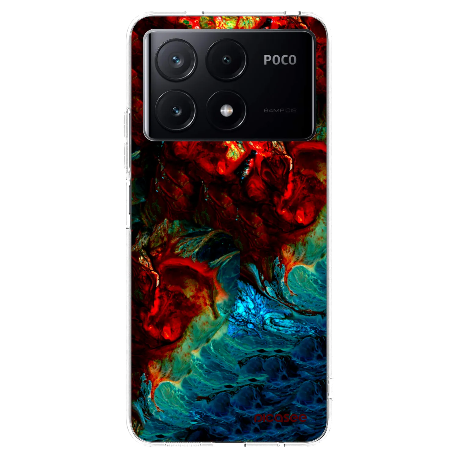 Picasee silikónový prehľadný obal pre Xiaomi Poco X6 Pro - Universe