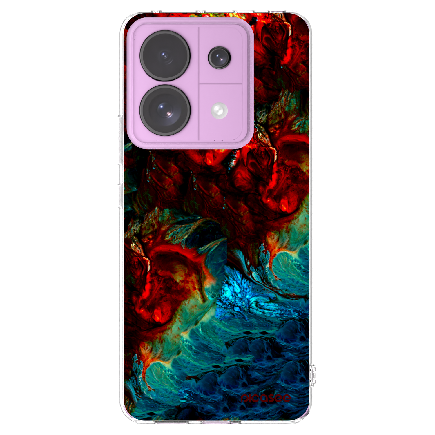 Picasee silikónový prehľadný obal pre Xiaomi Redmi Note 13 Pro 5G - Universe