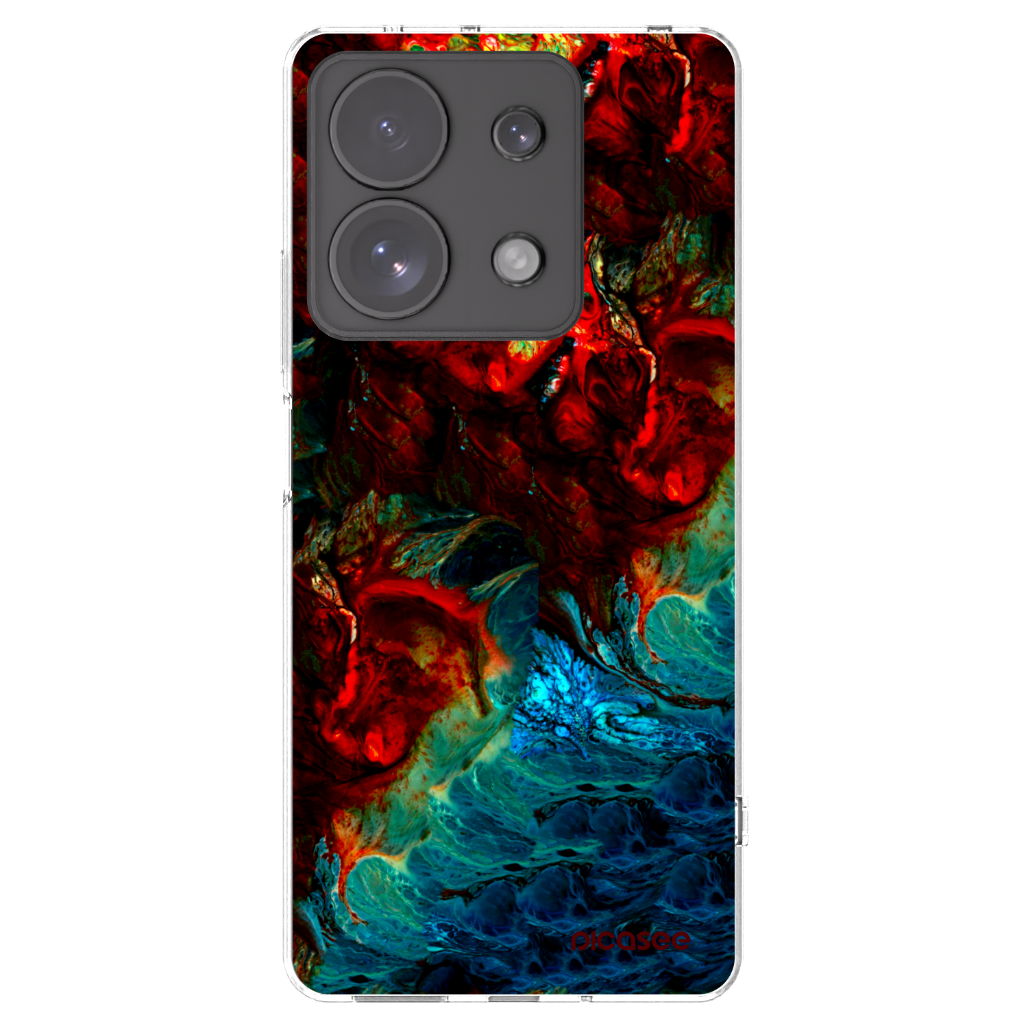 Silikónový prehľadný obal pre Xiaomi Redmi Note 13 Pro 4G - Universe