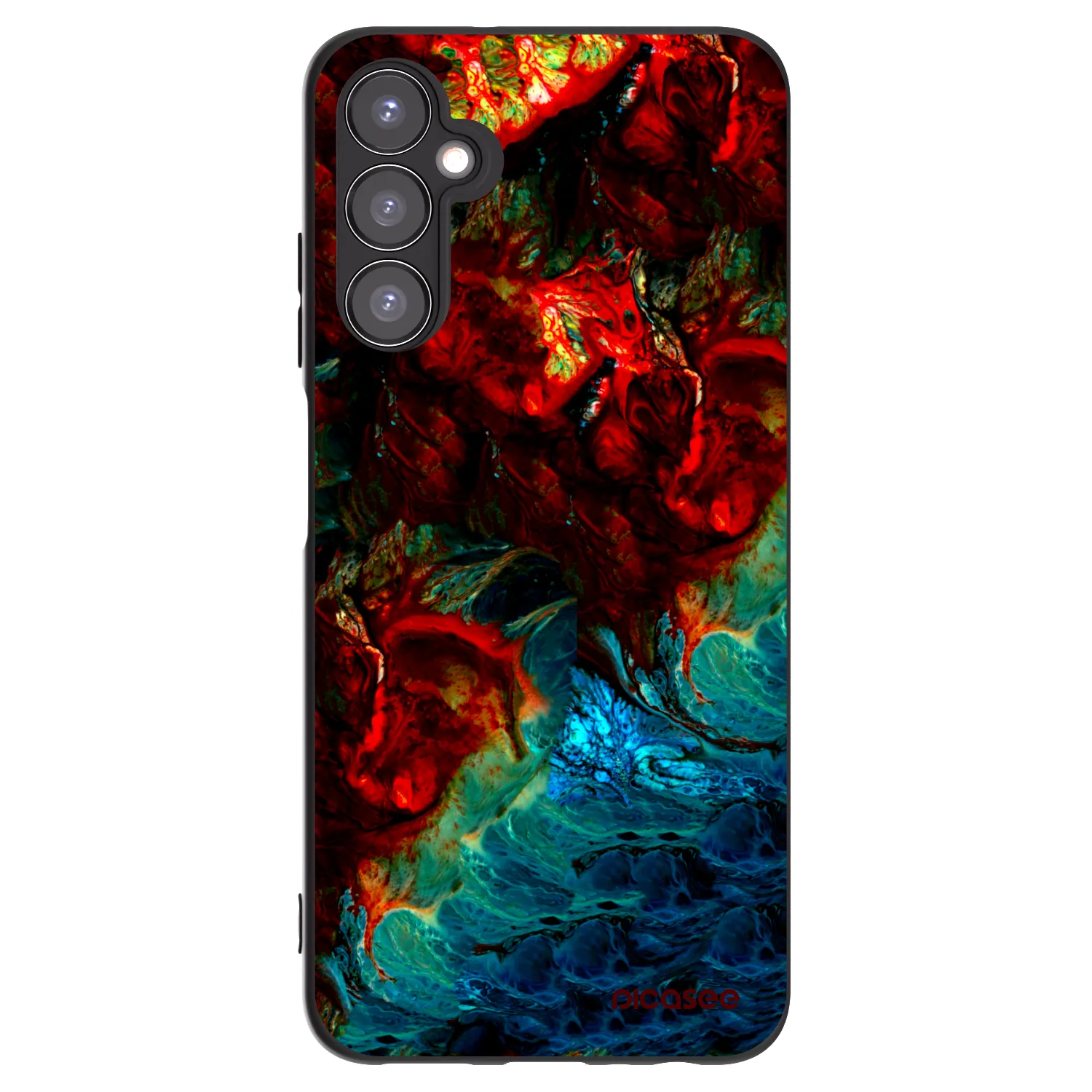 Picasee silikónový čierny obal pre Samsung Galaxy A05s A057G - Universe