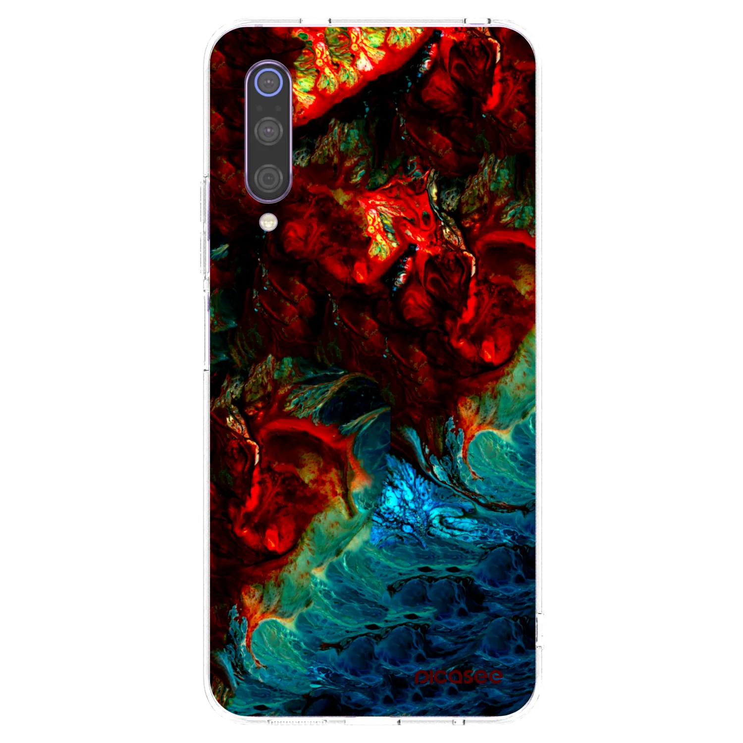 Picasee silikónový prehľadný obal pre Xiaomi Mi 9 - Universe