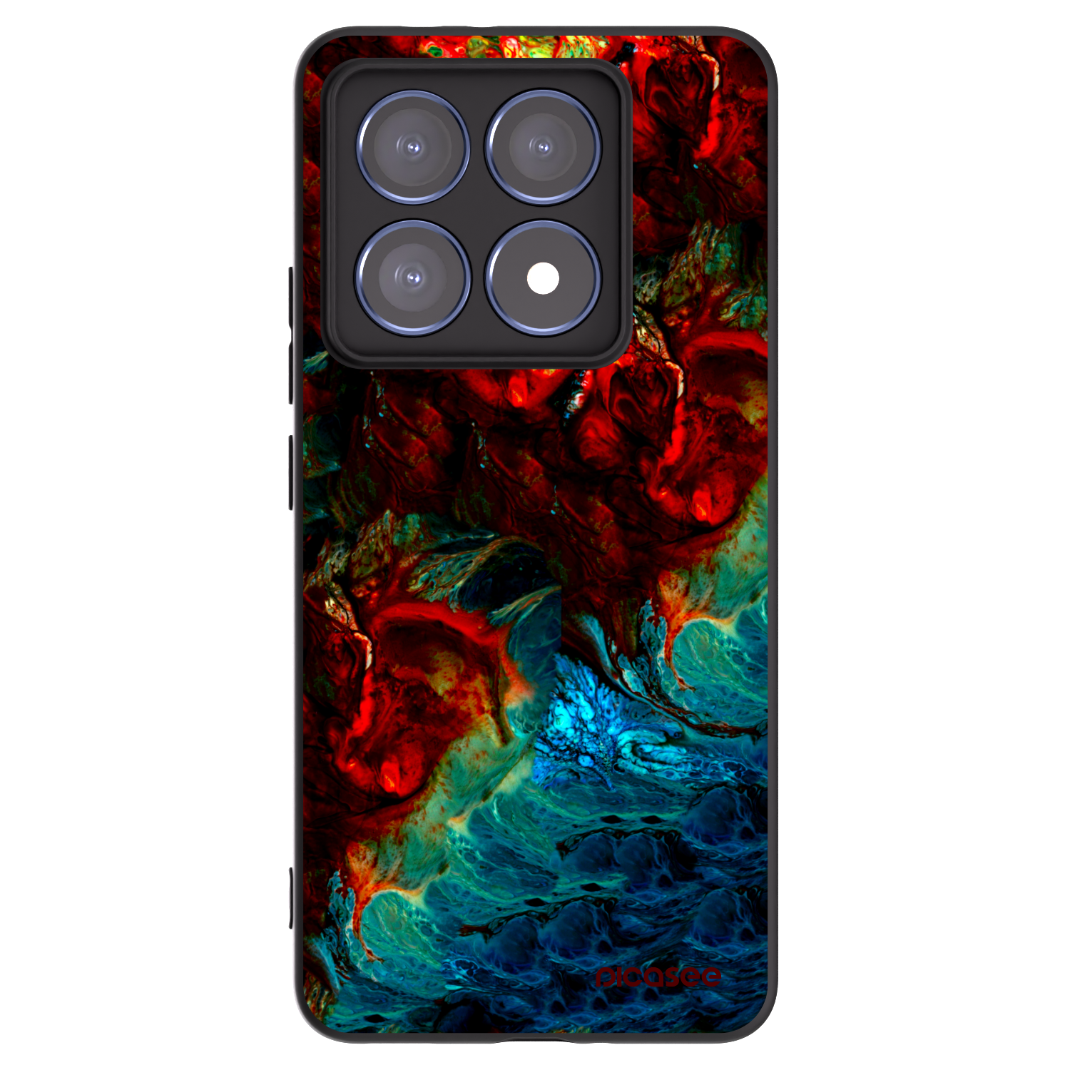 Picasee silikónový čierny obal pre Xiaomi 14T Pro - Universe
