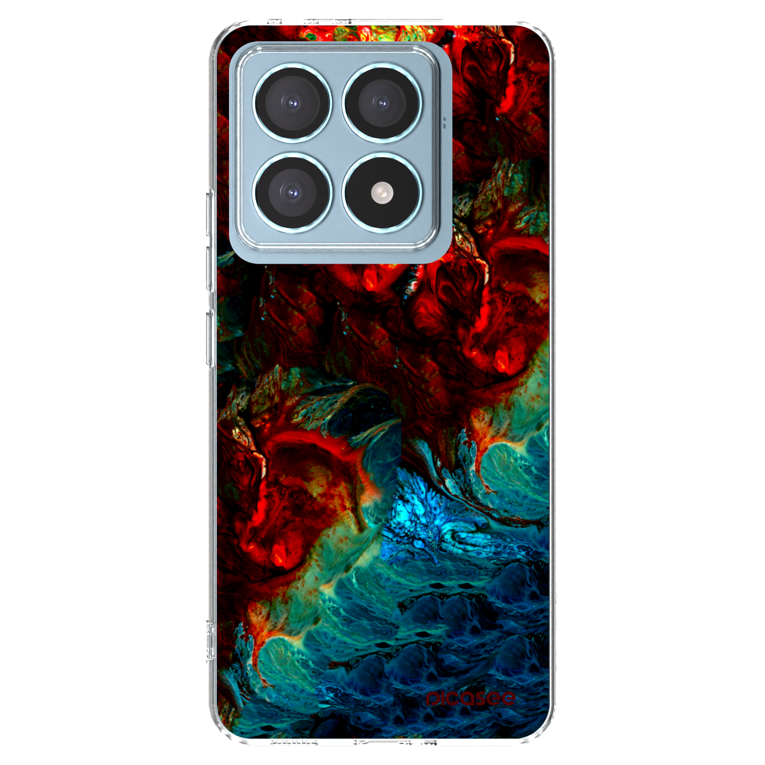 Picasee silikónový prehľadný obal pre Xiaomi 14T Pro - Universe