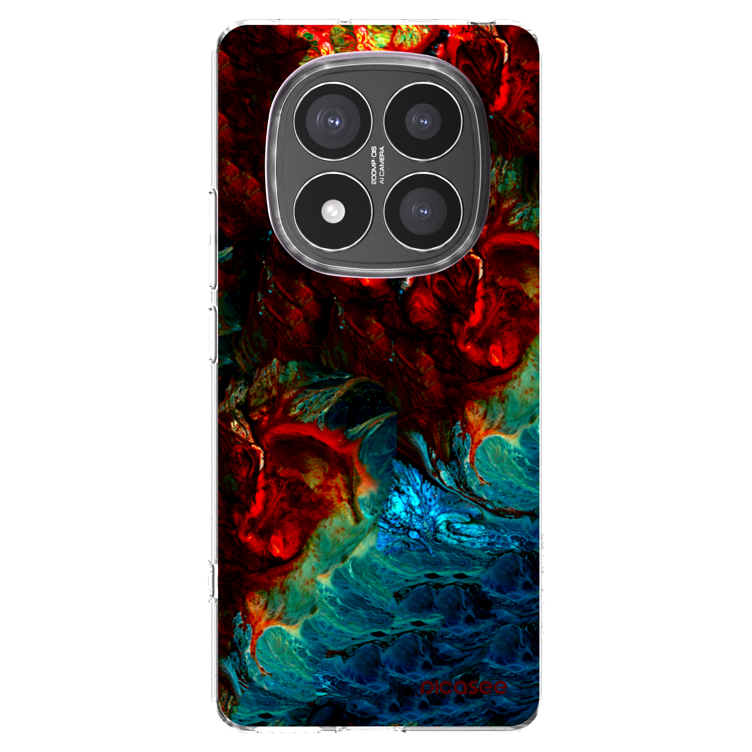 Picasee silikónový prehľadný obal pre Xiaomi Redmi Note 14 Pro+ 5G - Universe