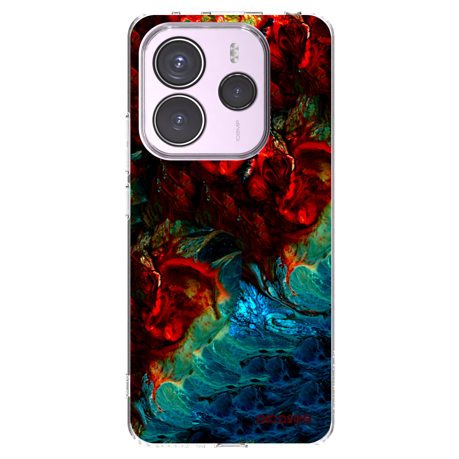 Silikónový prehľadný obal pre Xiaomi Redmi Note 14 5G - Universe