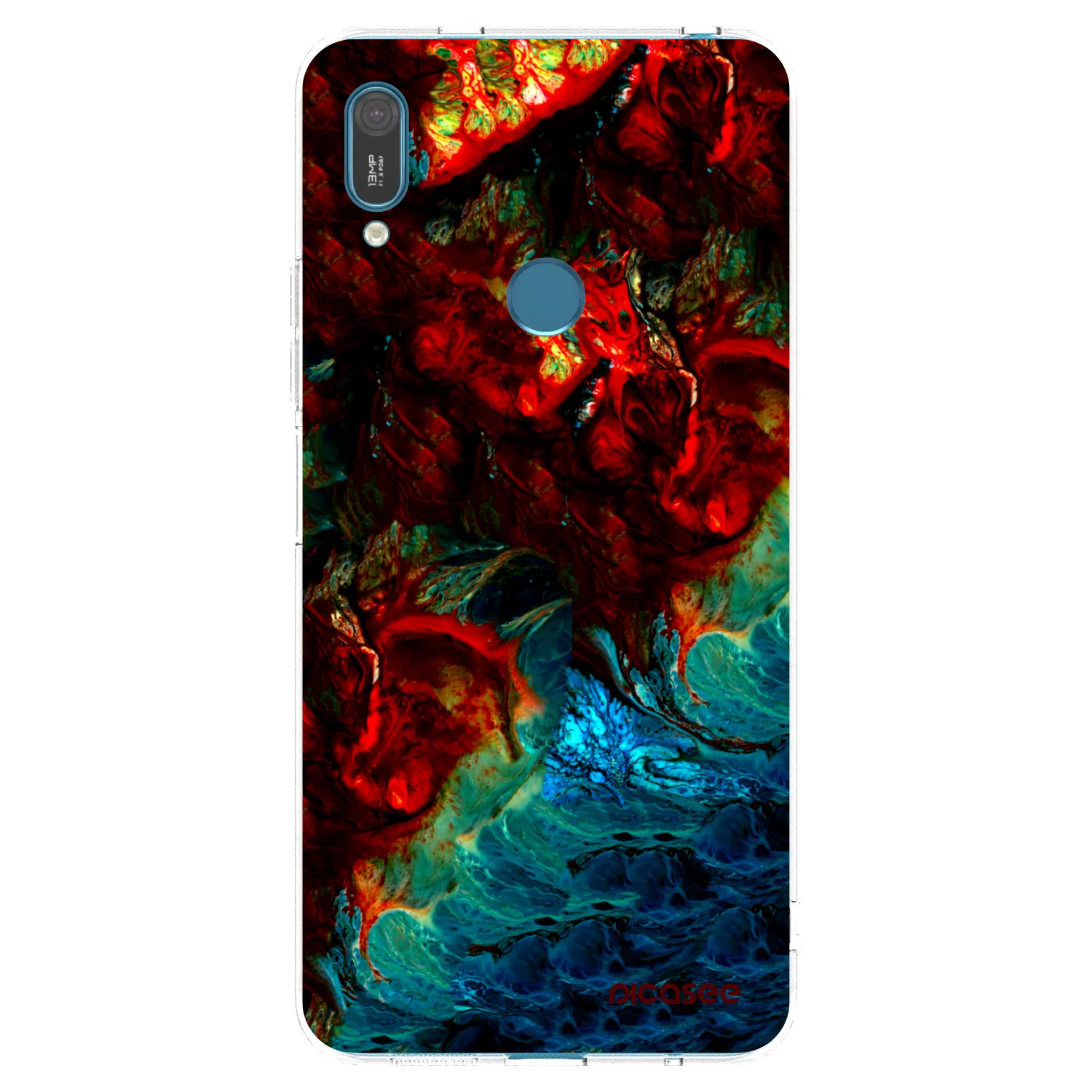 Picasee silikónový prehľadný obal pre Huawei Y7 2019 - Universe