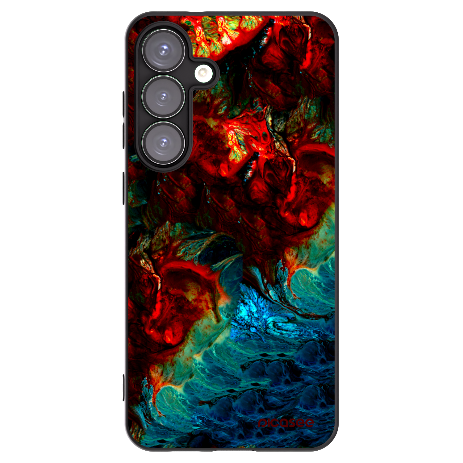 Picasee silikónový čierny obal pre Samsung Galaxy S25+ 5G - Universe