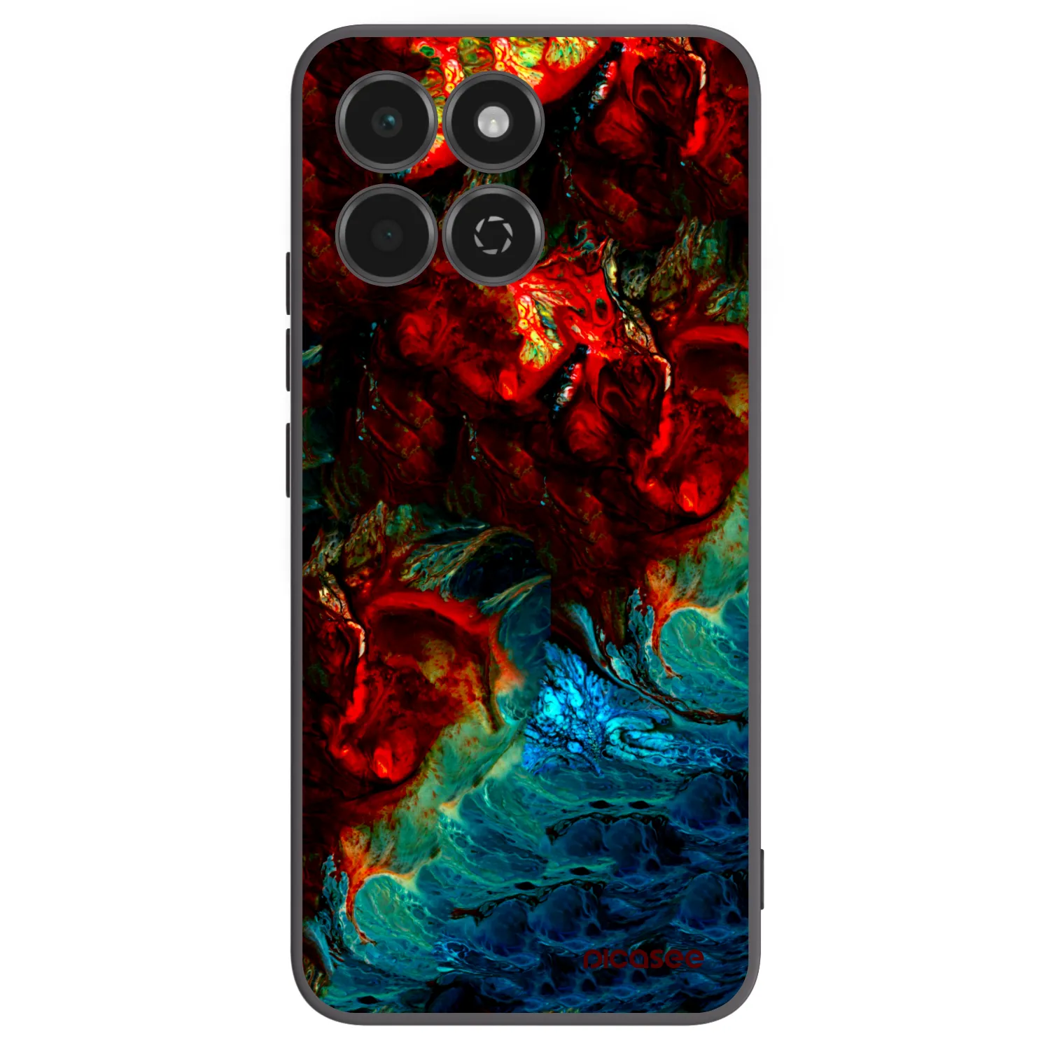 Picasee silikónový čierny obal pre Honor 200 Smart 5G - Universe