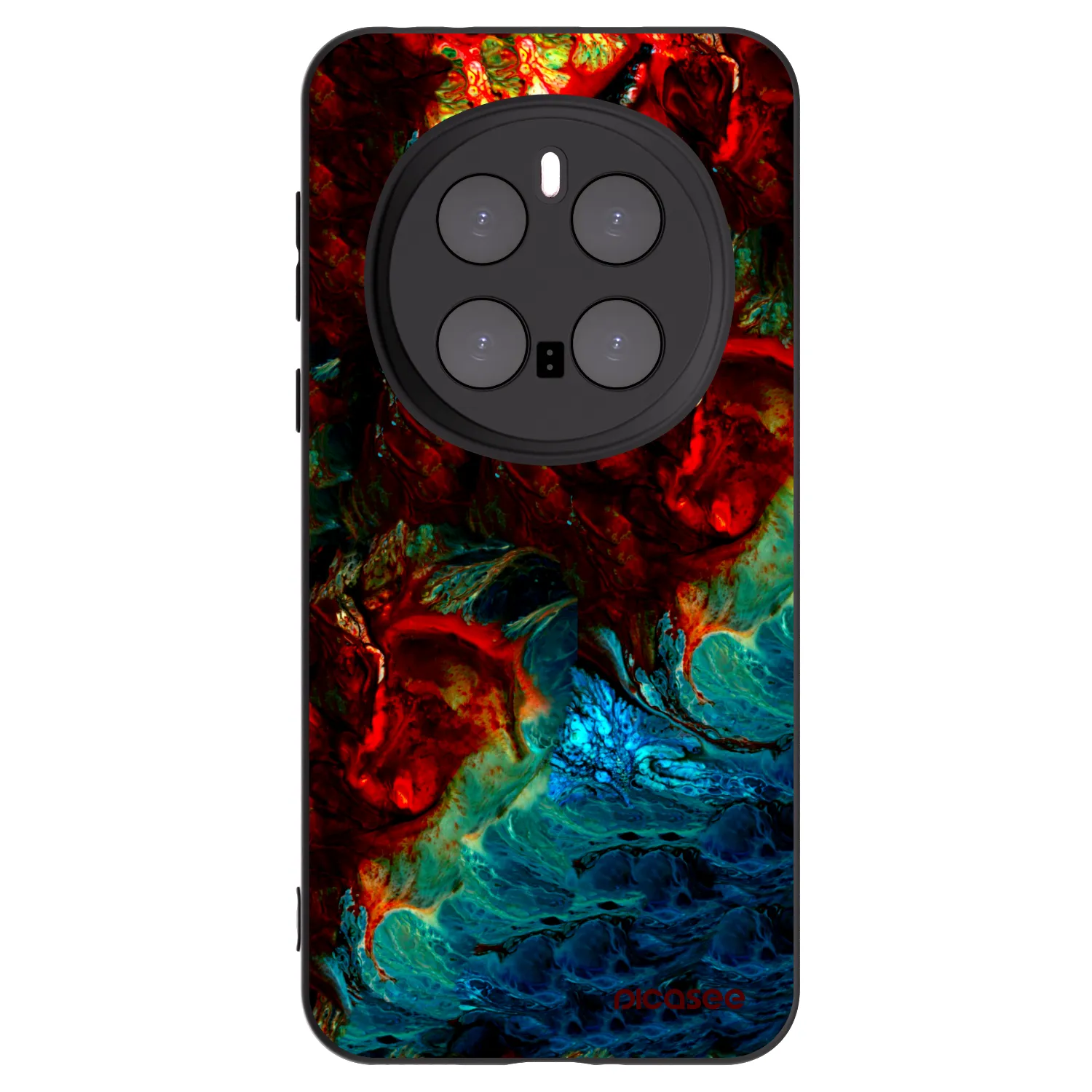 Picasee silikónový čierny obal pre Honor Magic7 Pro 5G - Universe