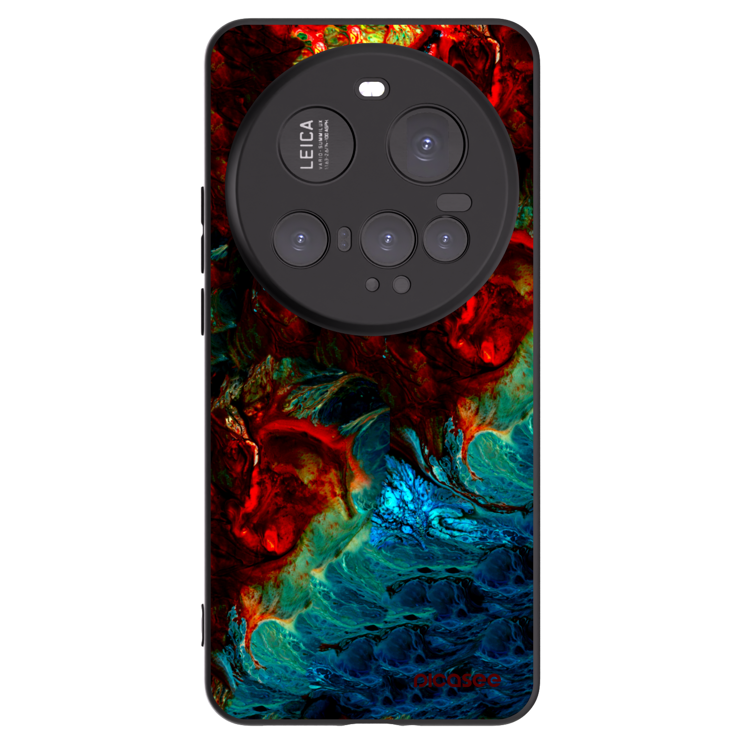Picasee silikónový čierny obal pre Xiaomi 15 Ultra - Universe