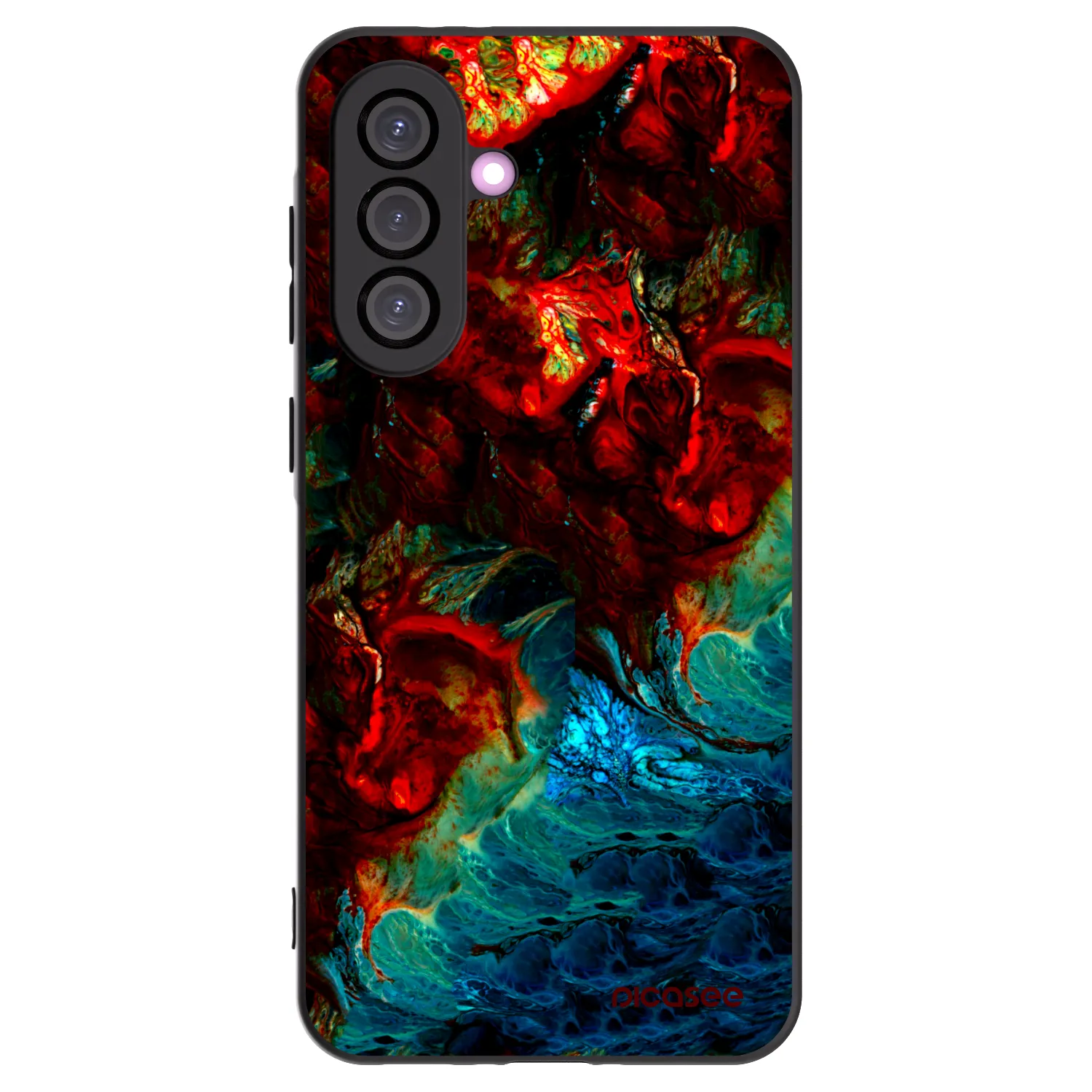 Picasee silikónový čierny obal pre Samsung Galaxy A56 5G A566B - Universe