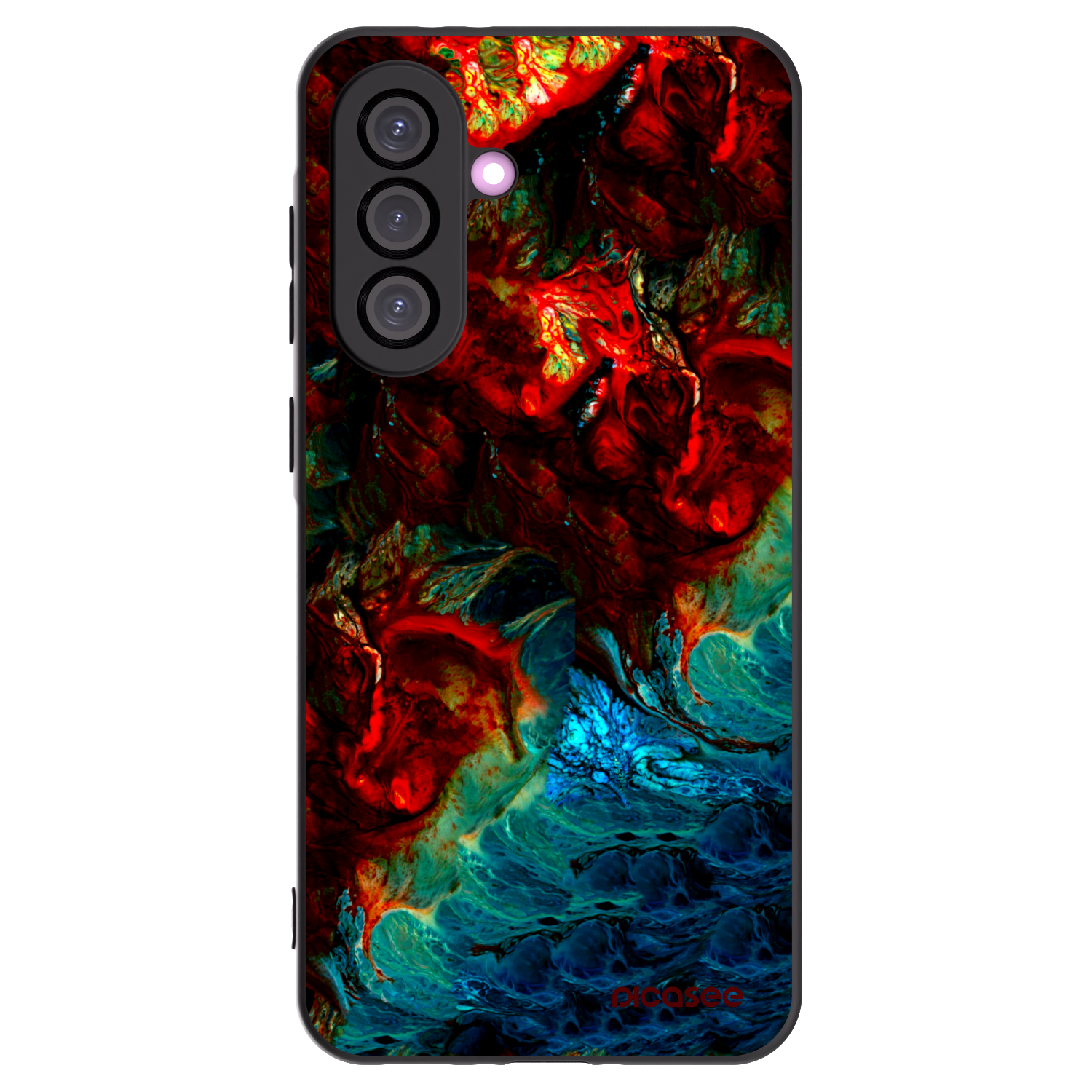 Picasee silikónový čierny obal pre Samsung Galaxy A36 5G - Universe