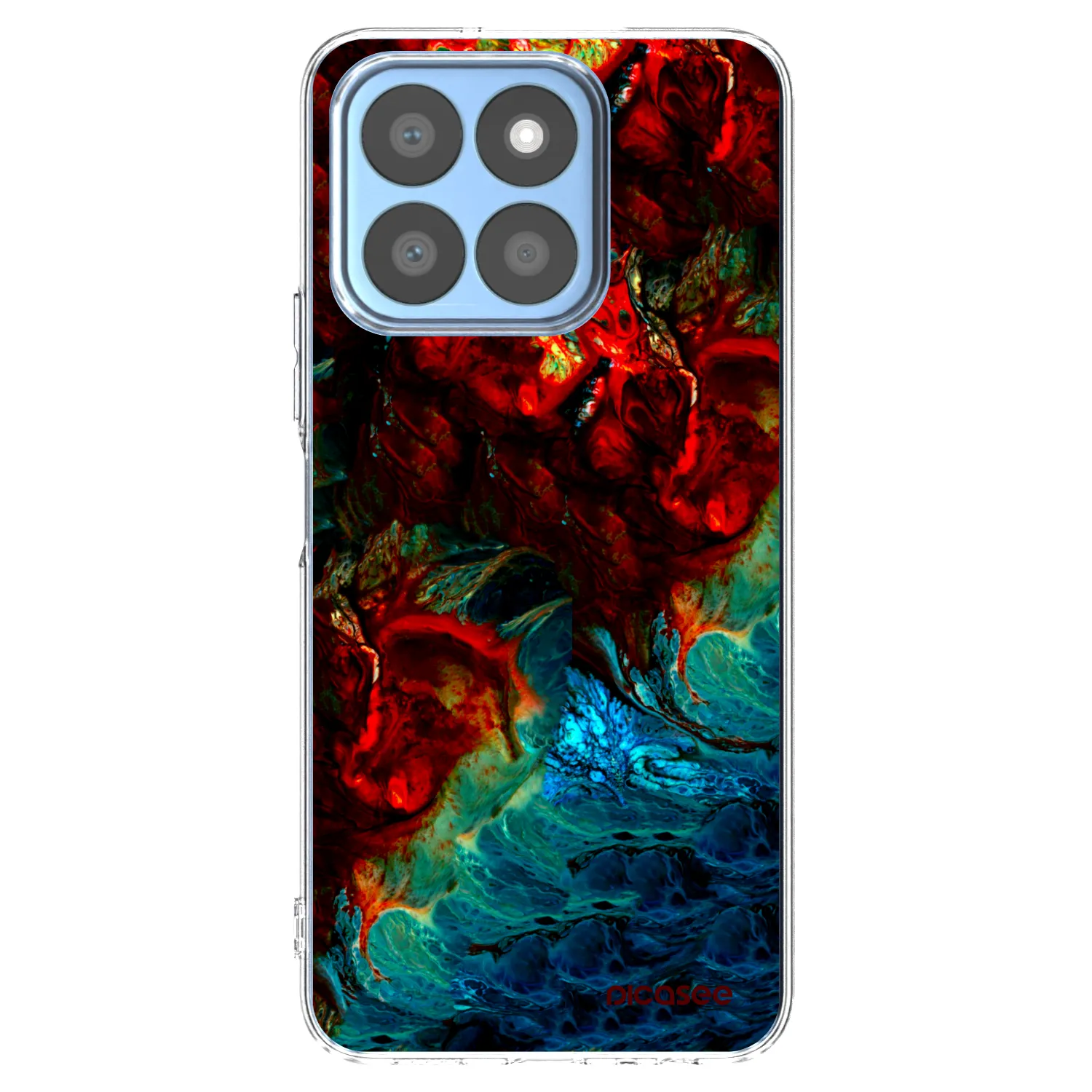 Picasee silikónový prehľadný obal pre Honor X8c - Universe