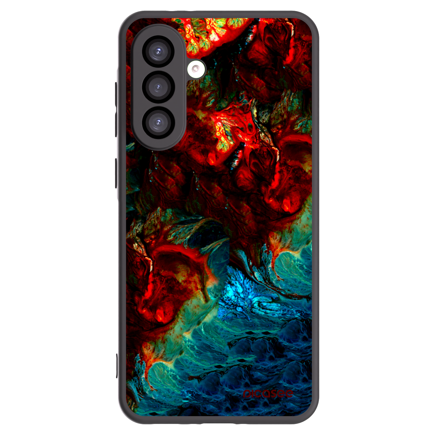 Picasee silikónový čierny obal pre Samsung Galaxy A26 5G A266B - Universe