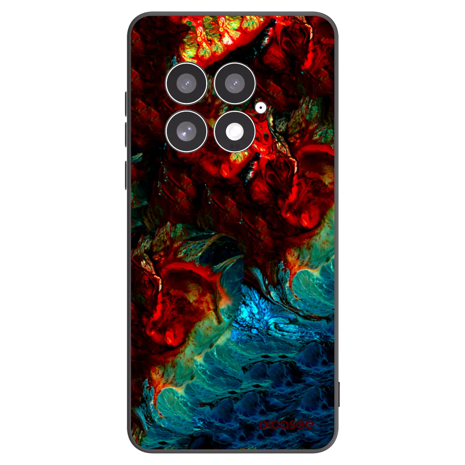 Picasee silikónový čierny obal pre OnePlus 13 5G - Universe