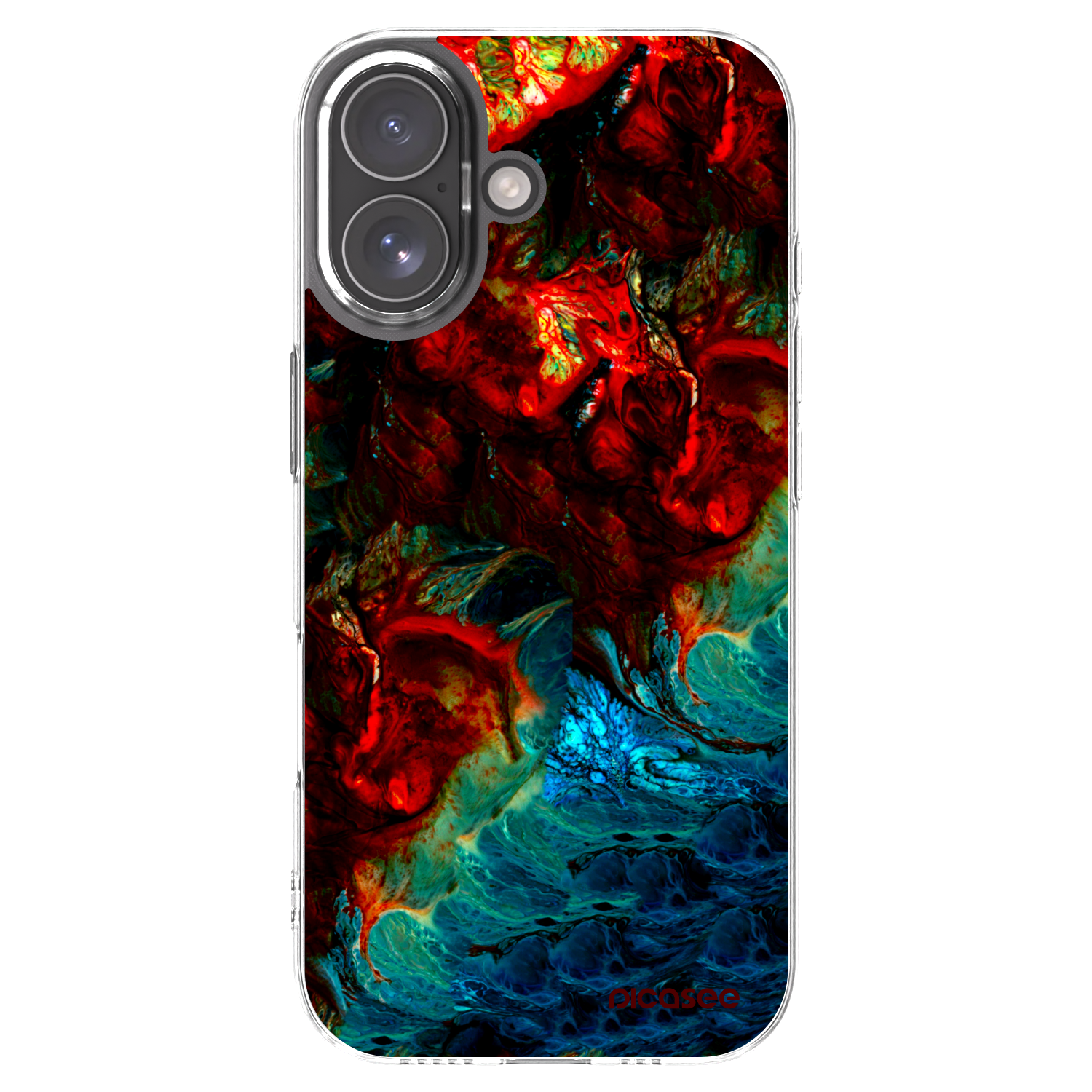 Picasee silikónový prehľadný obal pre Apple iPhone 17 - Universe
