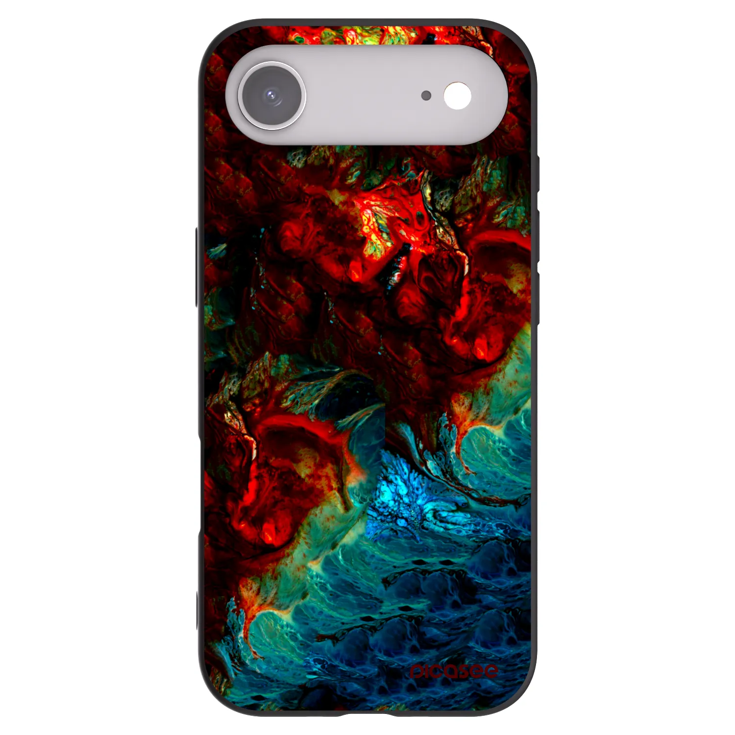 Picasee silikónový čierny obal pre Apple iPhone Air - Universe
