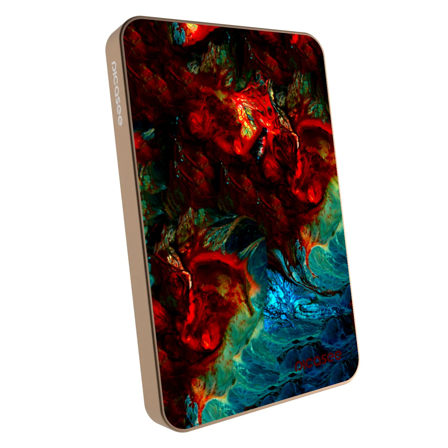 Picasee Powerbanka s MagSafe 5 000 mAh Zlatá - Universe
