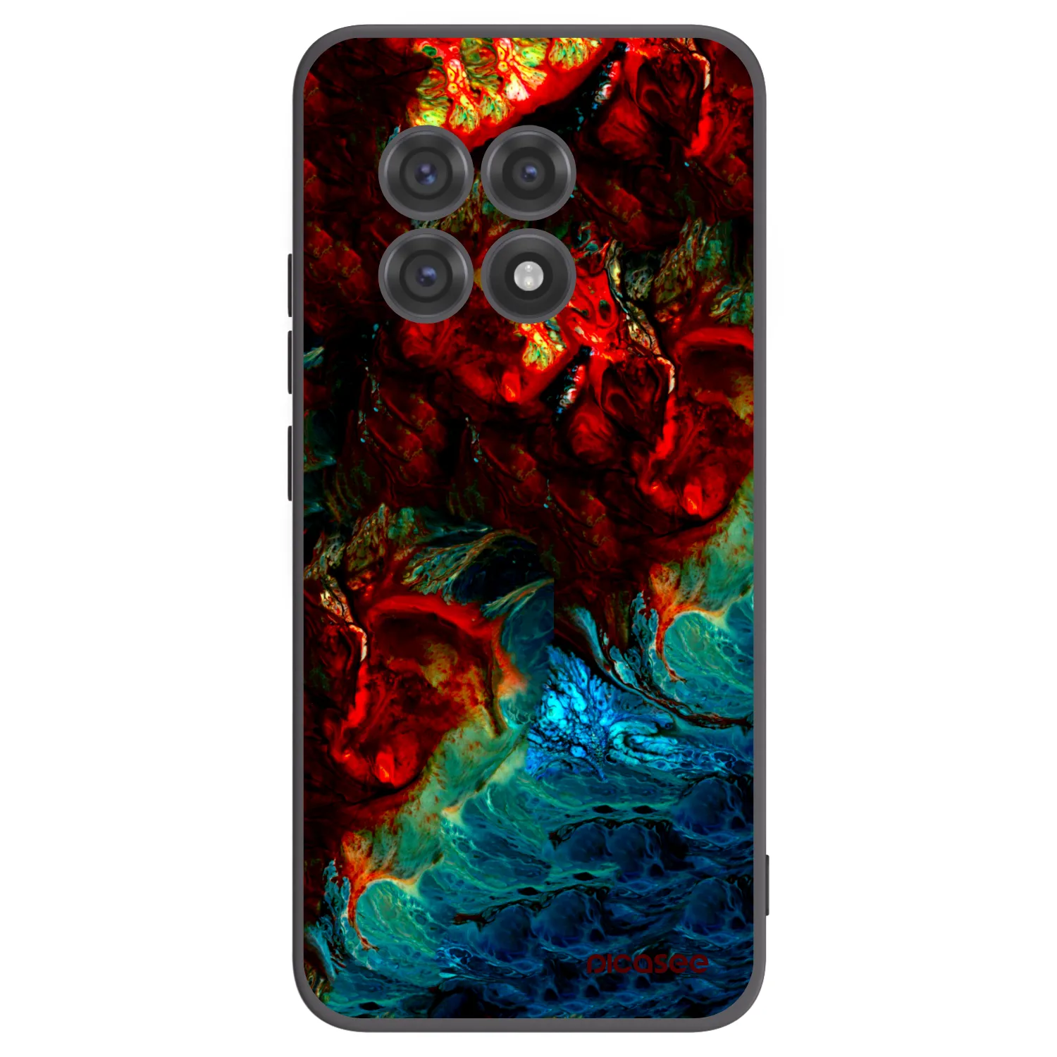 Silikónový čierny obal pre OnePlus 13R 5G - Universe