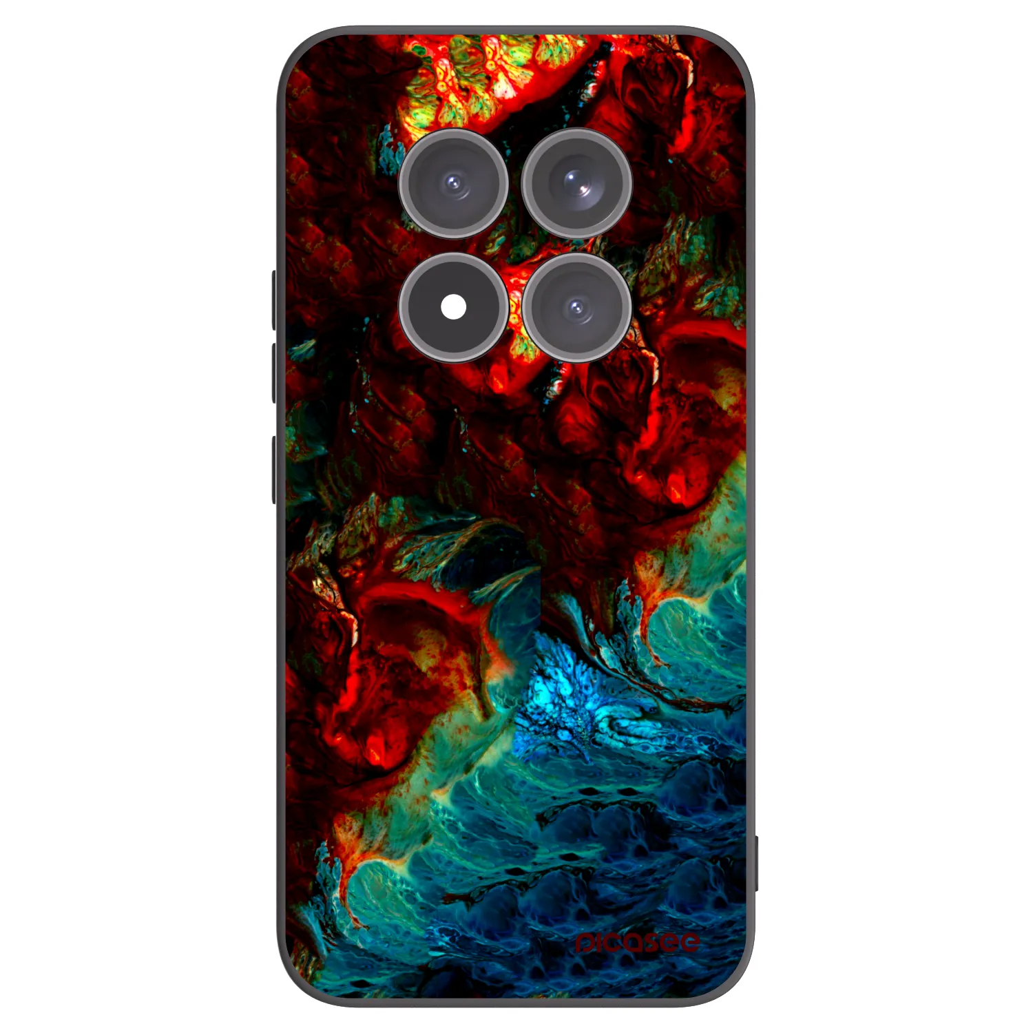 Silikónový čierny obal pre Xiaomi Redmi Note 15 Pro+ - Universe