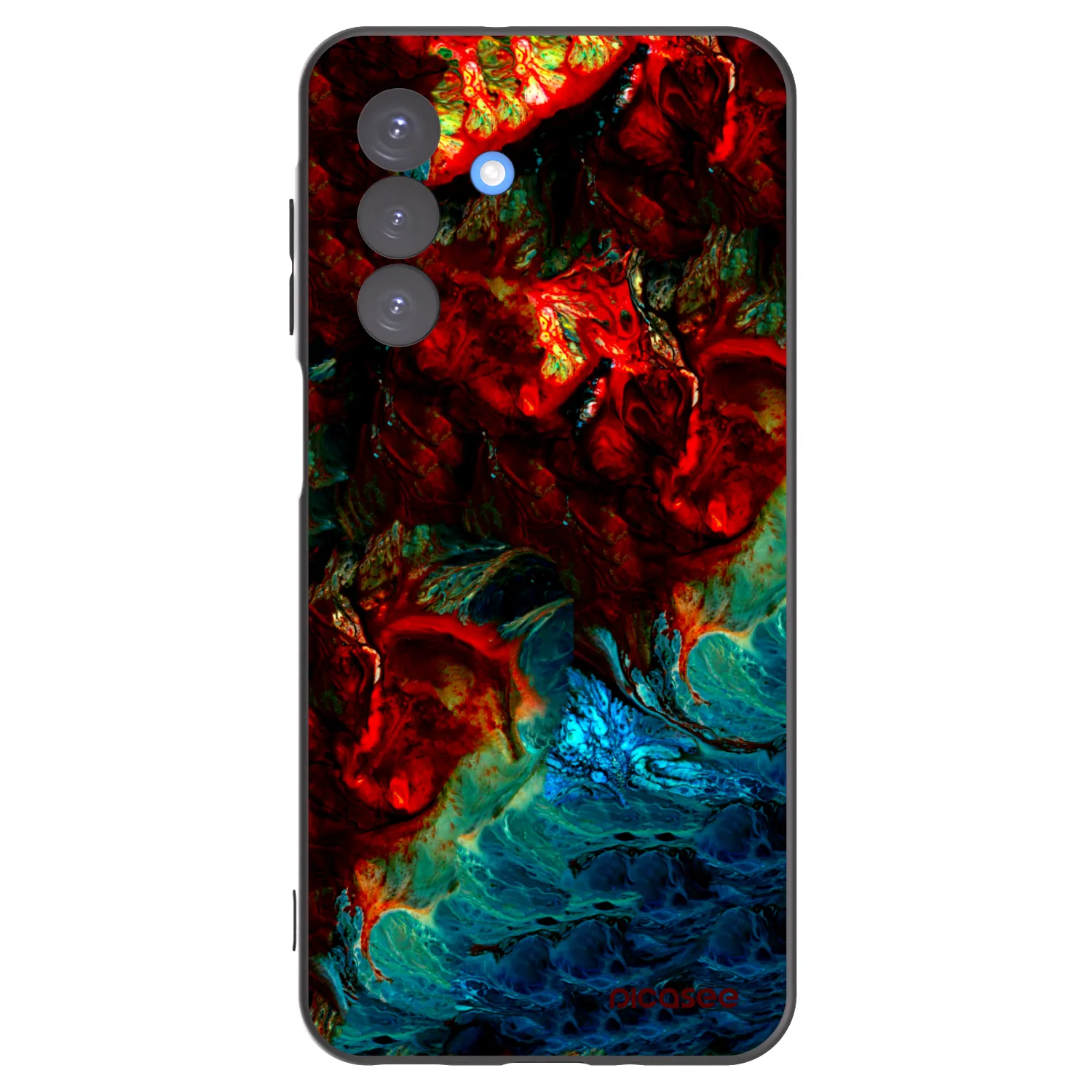Picasee silikónový čierny obal pre Samsung Galaxy A17 5G - Universe