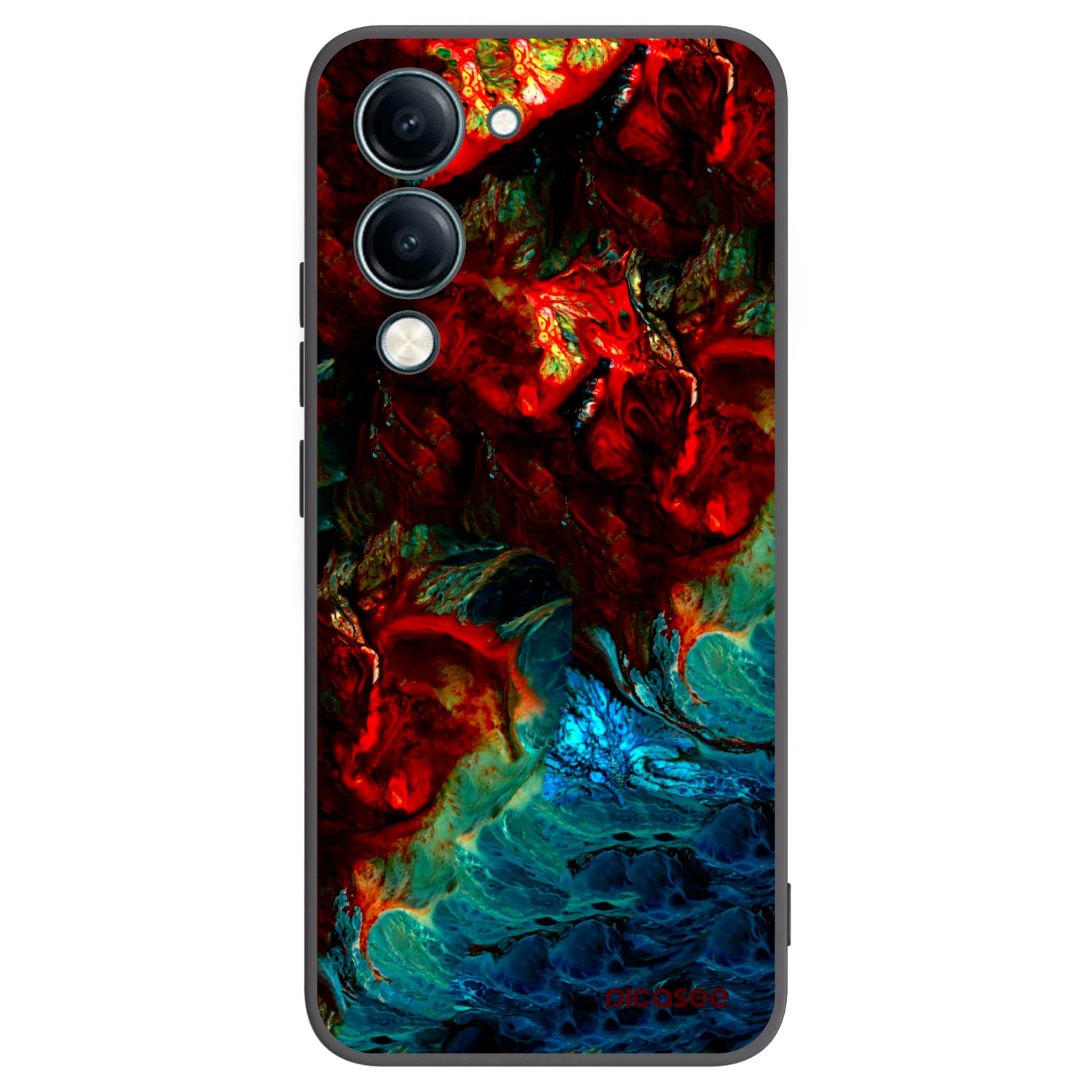 Picasee silikónový čierny obal pre Vivo Y29s 5G - Universe