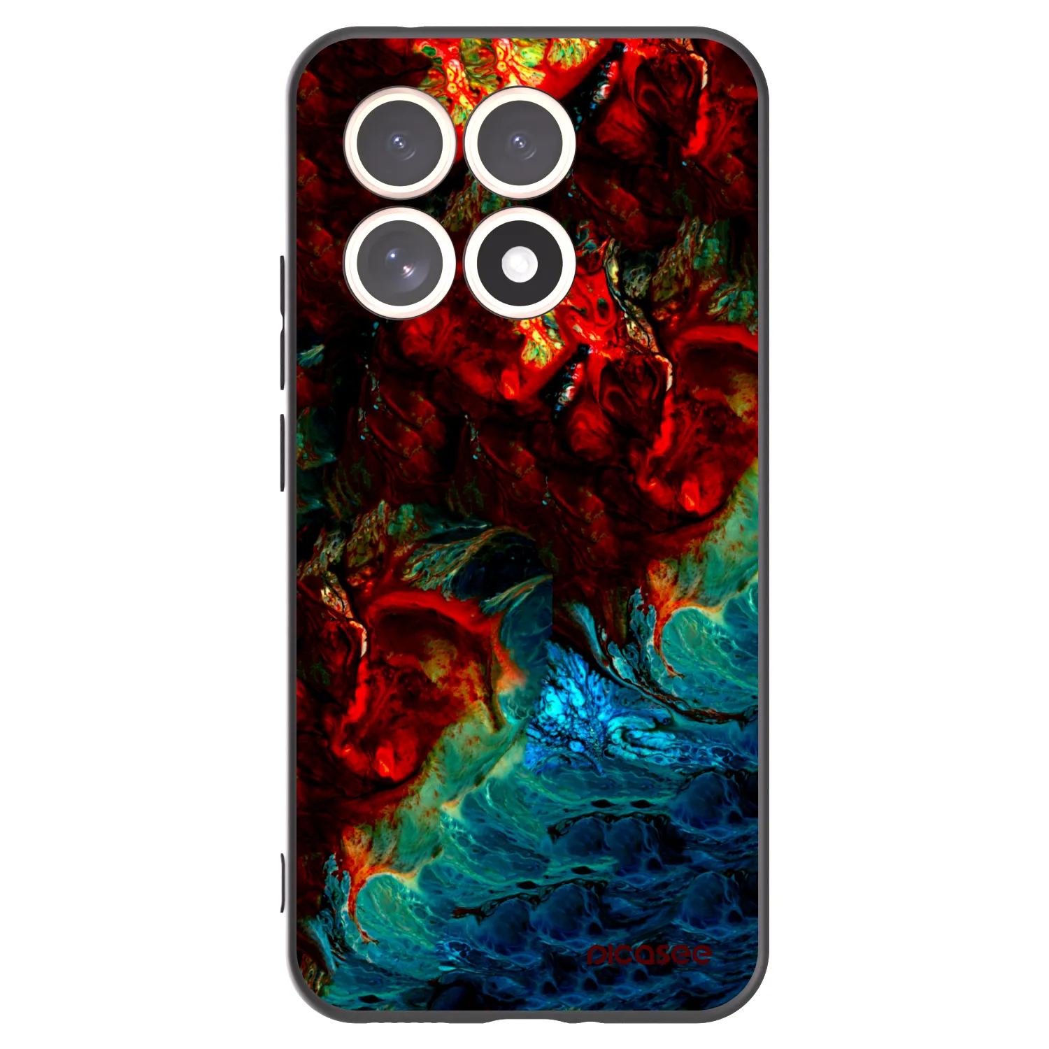 Picasee silikónový čierny obal pre Xiaomi 15T - Universe
