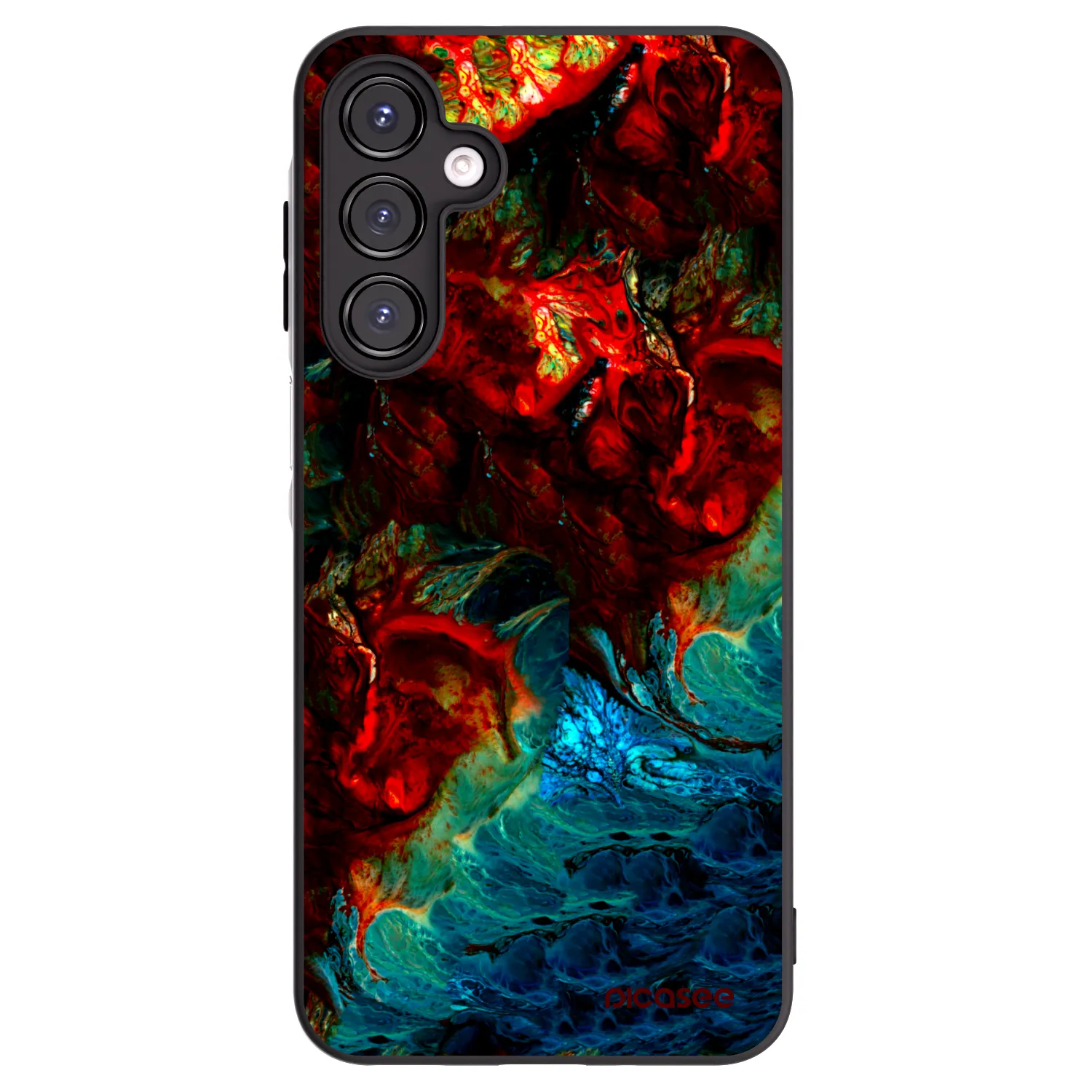 Picasee silikónový čierny obal pre Samsung Galaxy A16 4G - Universe