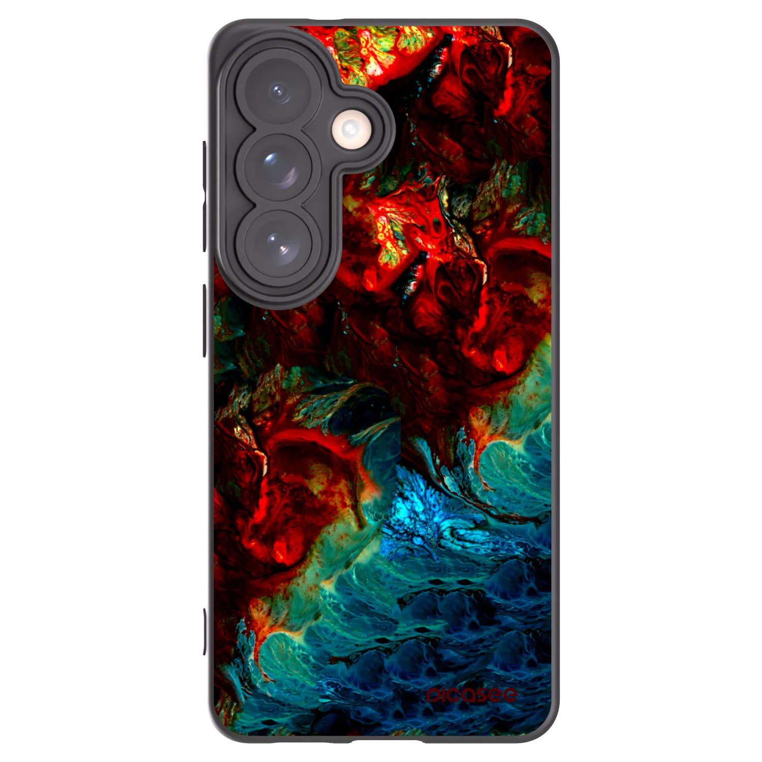 Picasee silikónový čierny obal pre Samsung Galaxy S26 - Universe