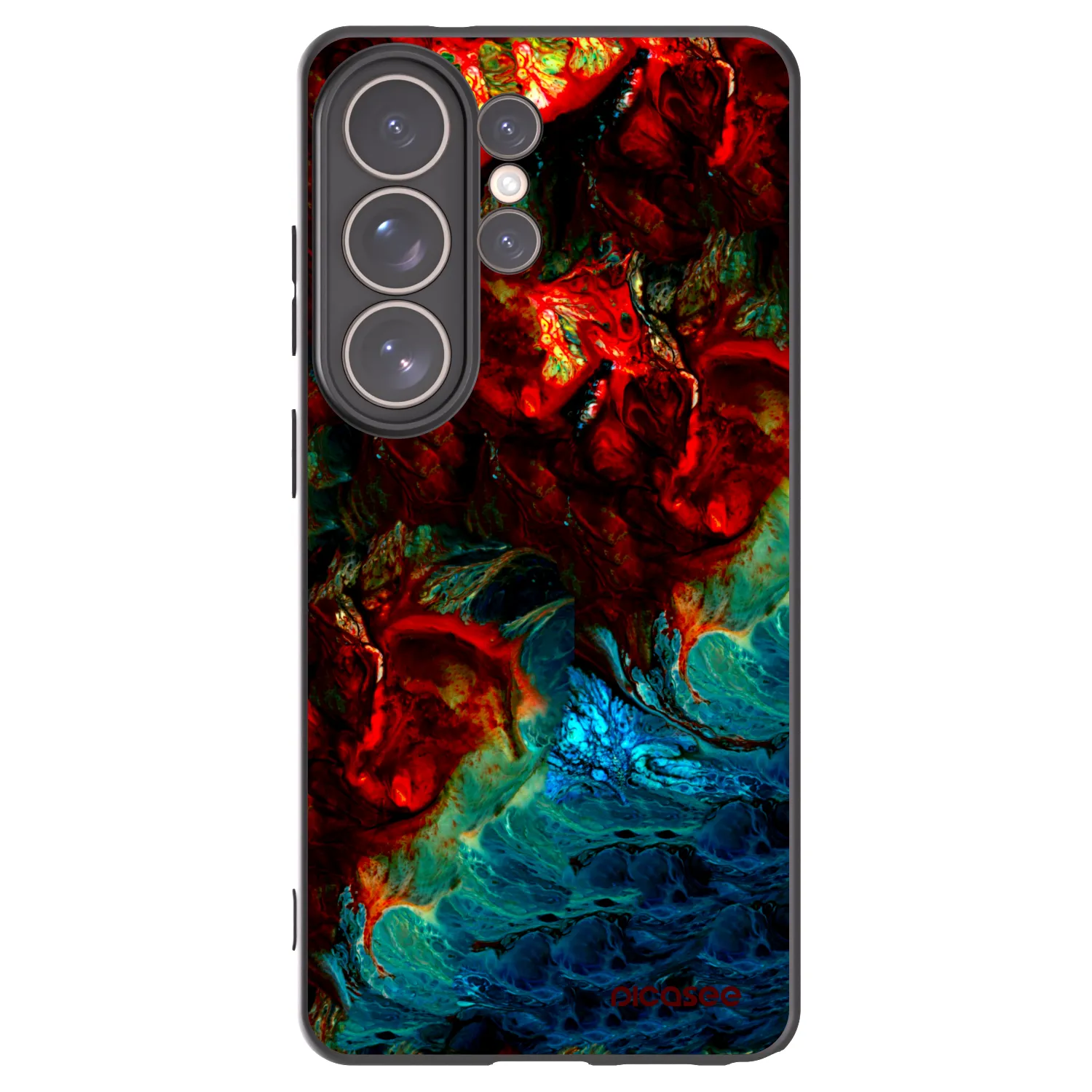 Picasee silikónový čierny obal pre Samsung Galaxy S26 Ultra - Universe